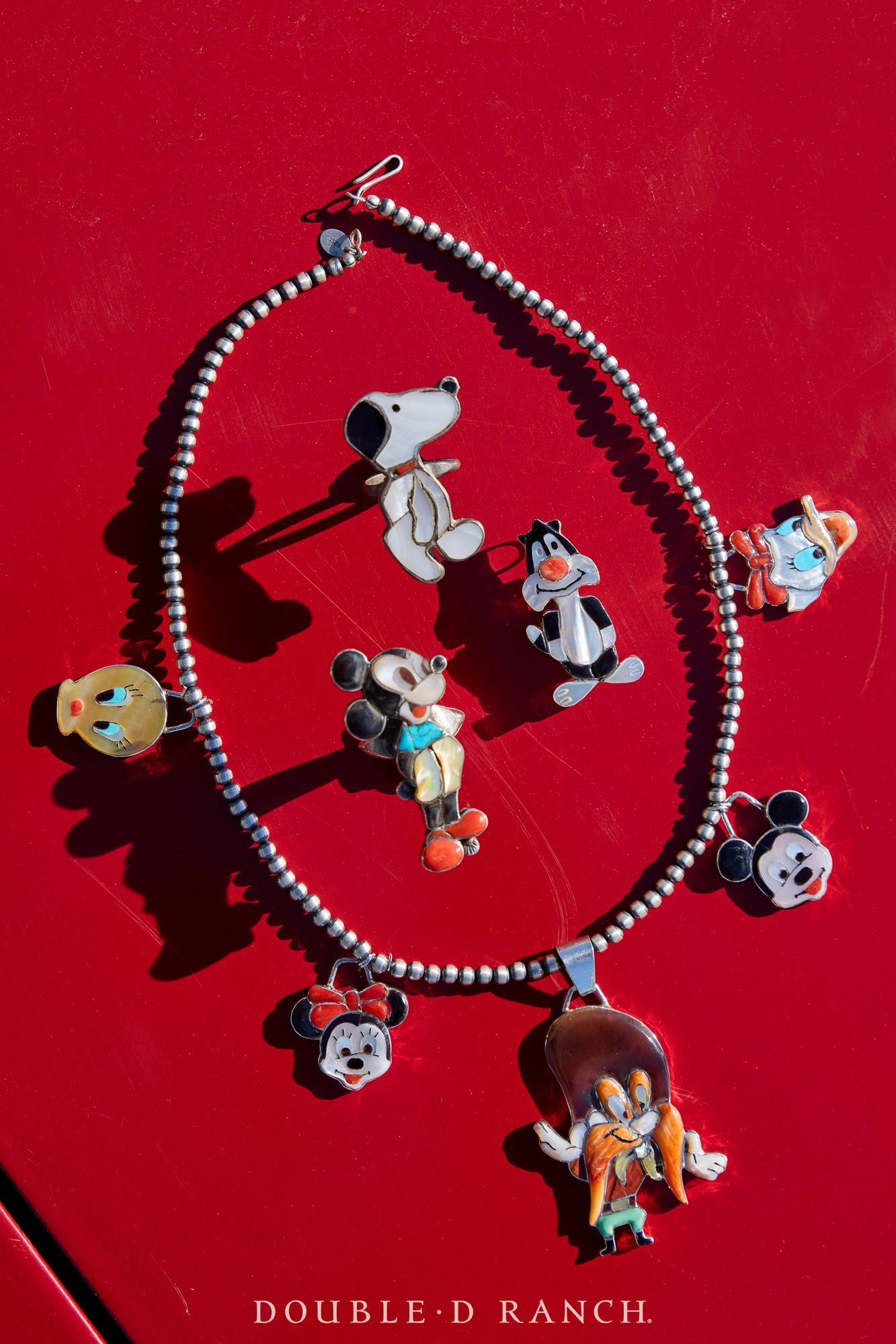 Ring, Zuni Toons, Snoopy, Mixed Stones, Contemporary, 1807