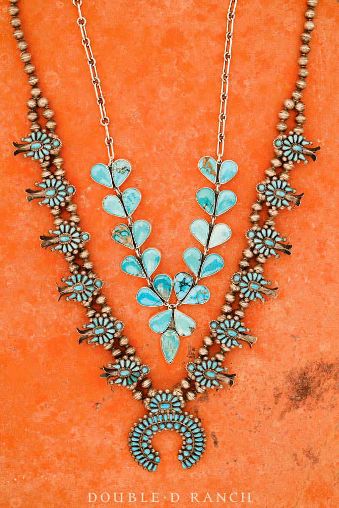 Necklace, Federico, Statement, Turquoise, Hallmark, Contemporary, 3868