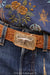 Belt, A, Buckle, Western, Engraved, Longhorn, Contemporary, 505