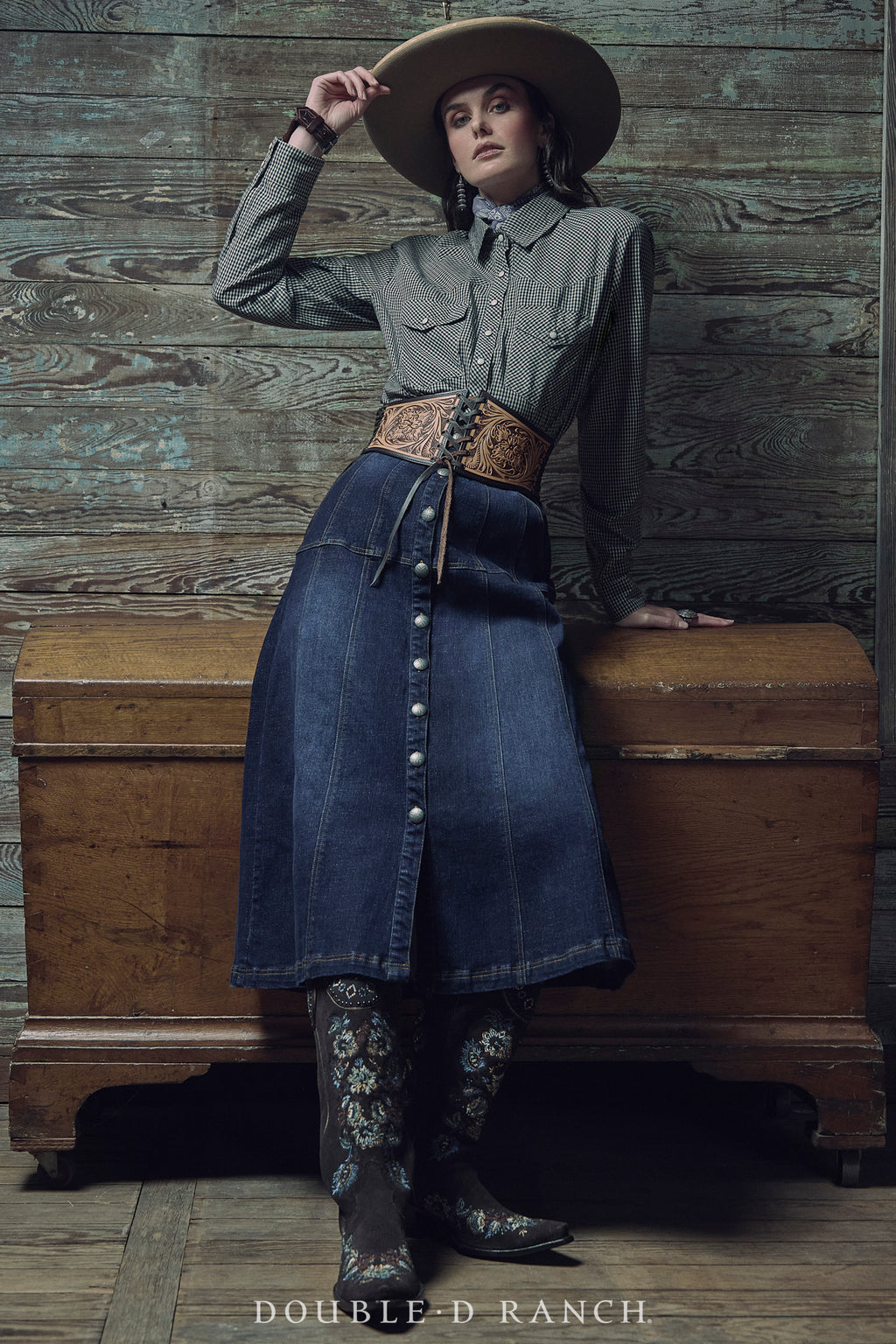 white christmas dresses Skirt, Giada Denim Denim / 10