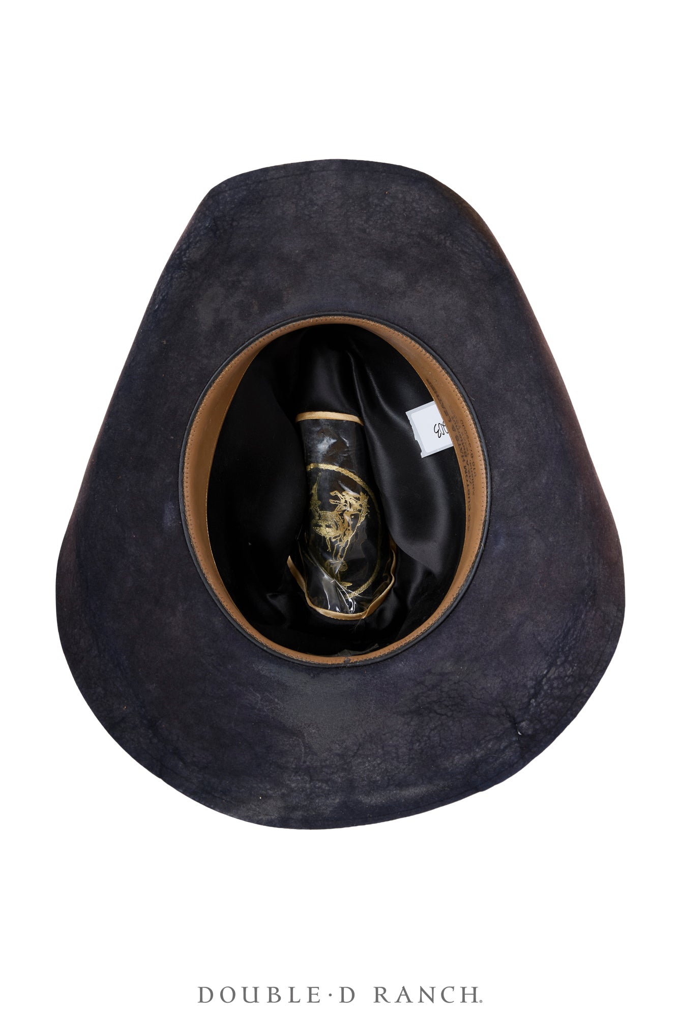 Miscellaneous, Hat, "Gus", Black, Heavy Distress, Vintage, 7, 1203