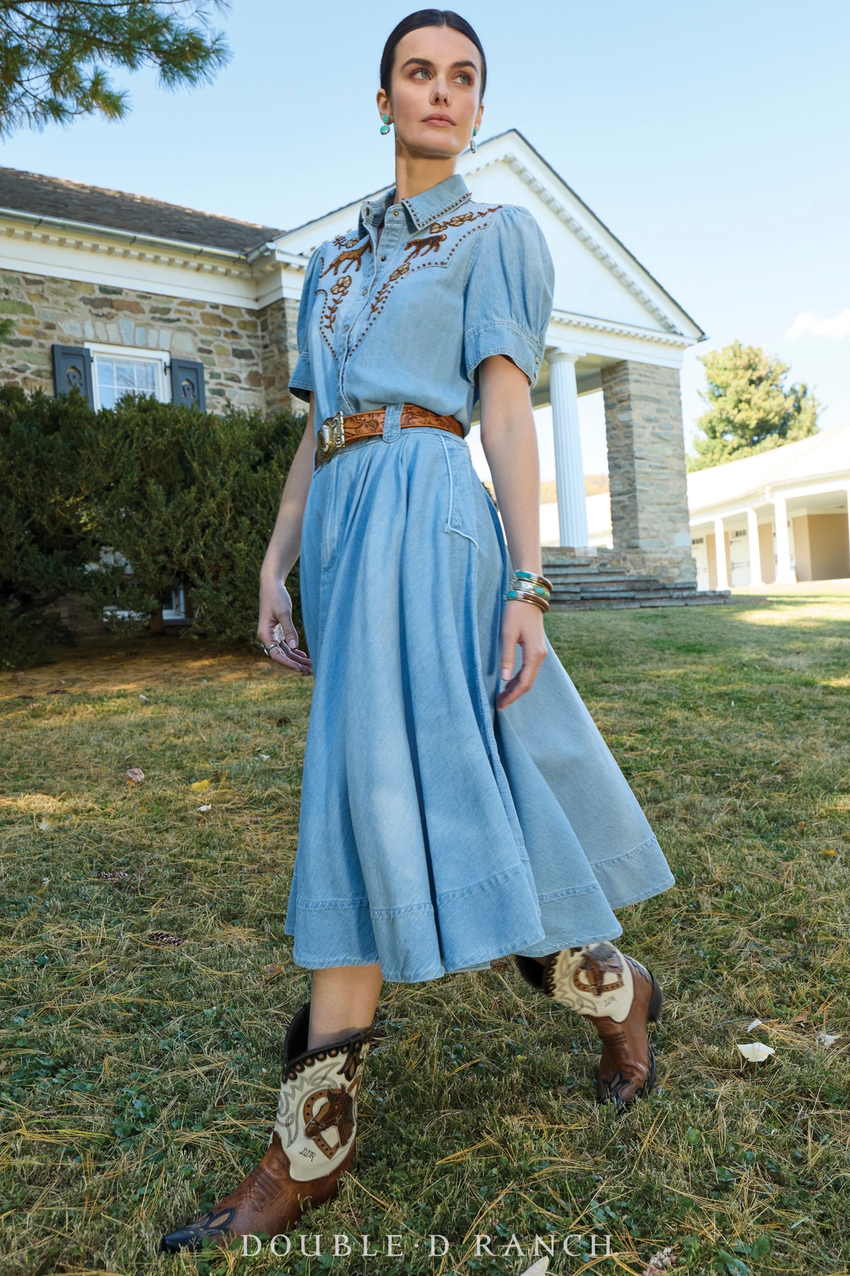 Buckskin Blues Skirt