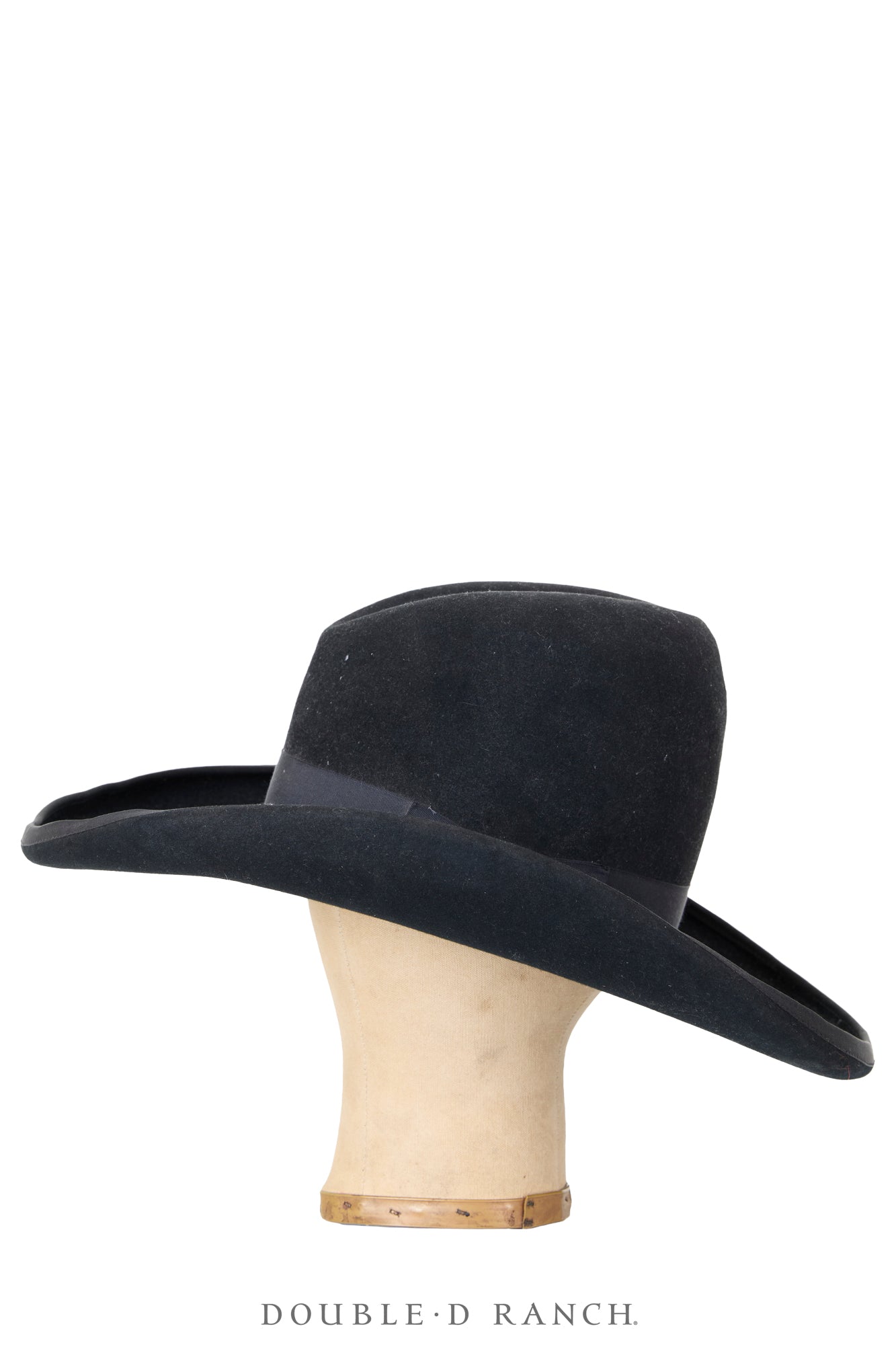 Miscellaneous, Hat, 5X Black Borsalino, Vintage 7 ⅛, 1198