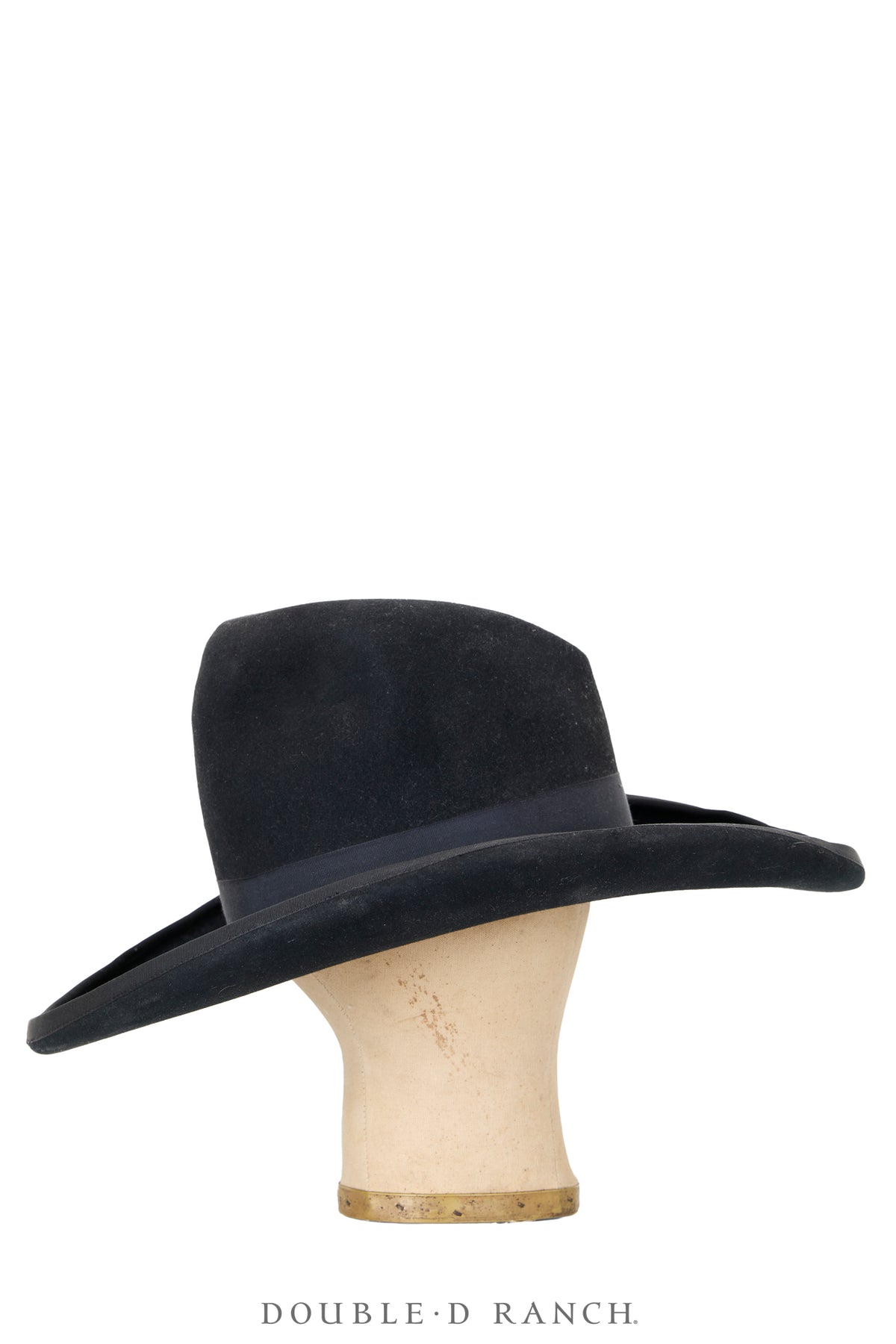 Miscellaneous, Hat, 5X Black Borsalino, Vintage 7 ⅛, 1198