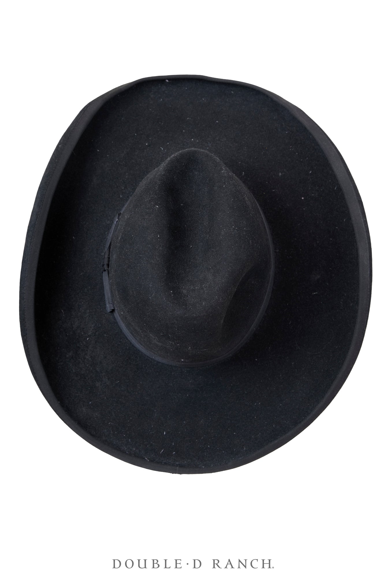 Miscellaneous, Hat, 5X Black Borsalino, Vintage 7 ⅛, 1198