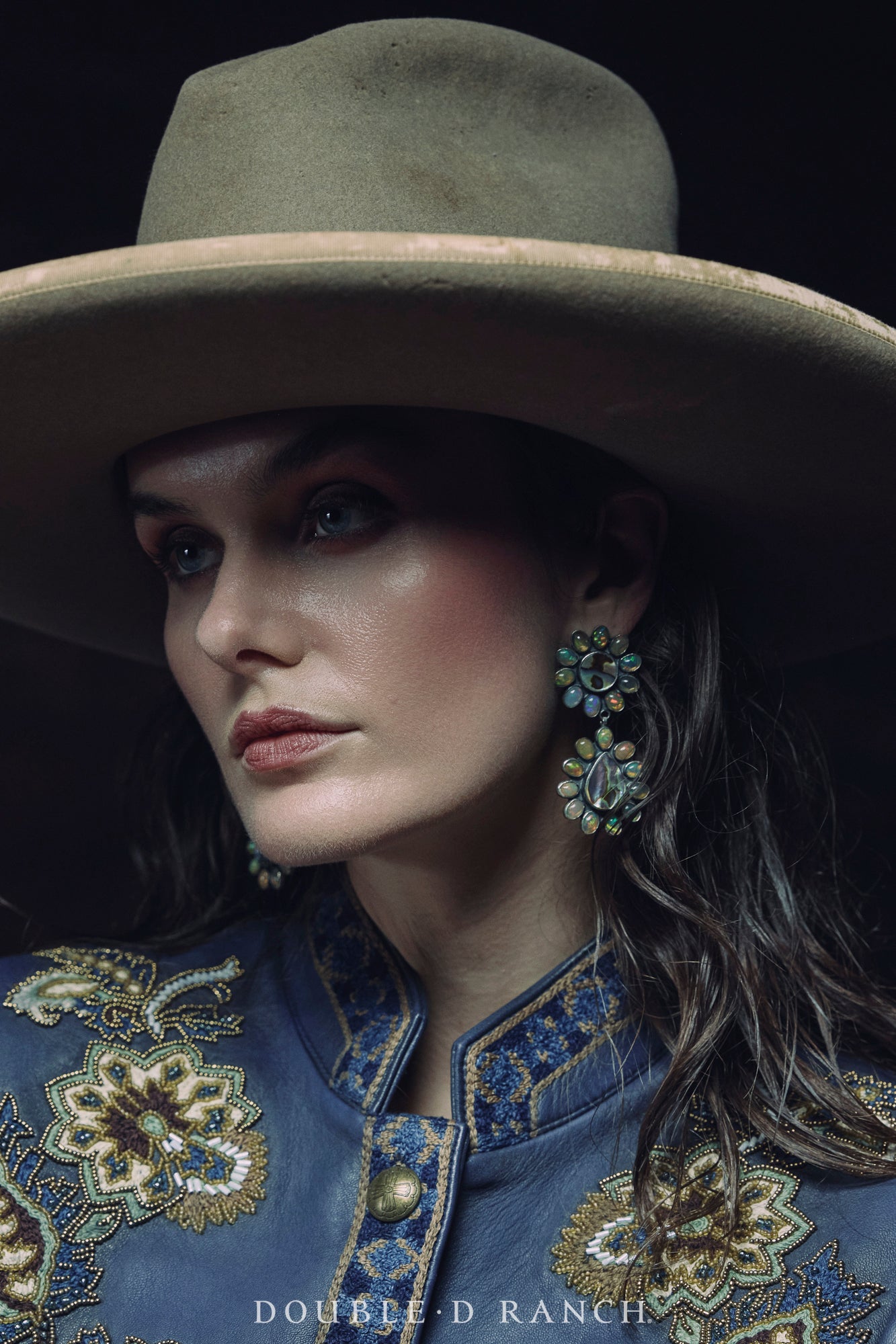 Earrings, Chandelier, Opal & Abalone, Federico Jiménez Hallmark, Contemporary, 1891