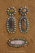 Earrings, Federico, Cluster, Opal & Picture Jasper, Hallmark, Contemporary, 1548