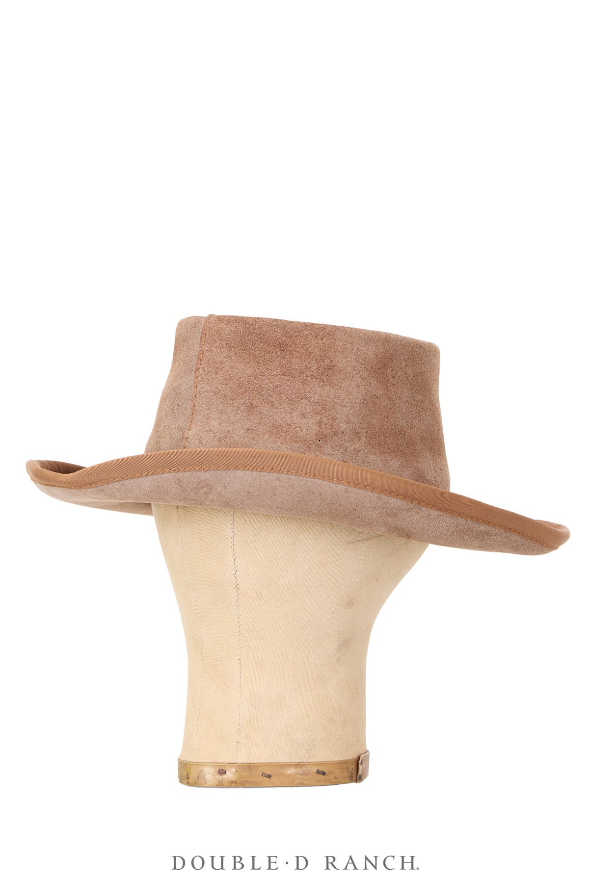 Miscellaneous, Hat, Suede, Braided Band, Vintage, Medium, 1201