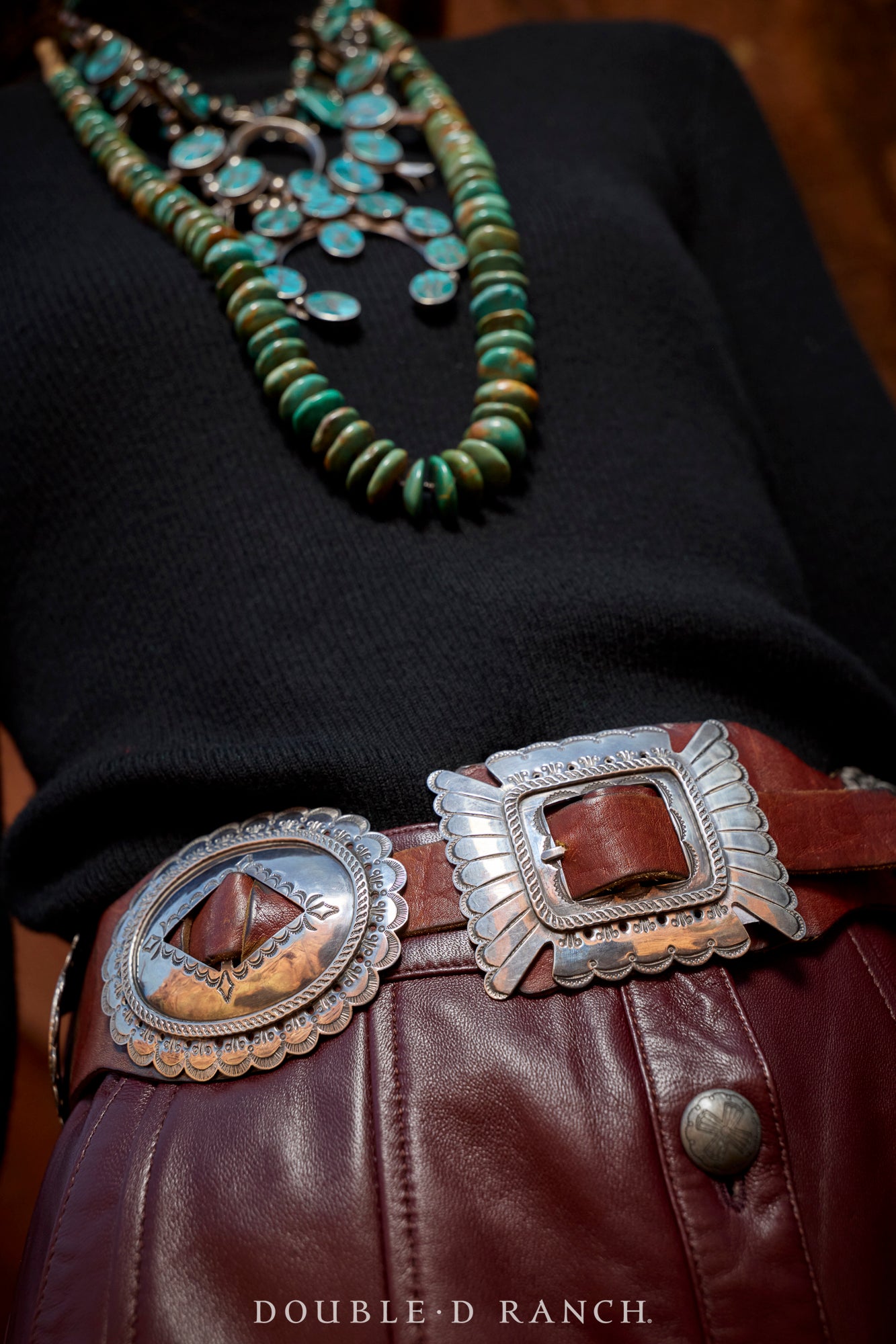 Belt, A Vintage, Concho, 1st Phase Revival, Vintage ‘40s, 399