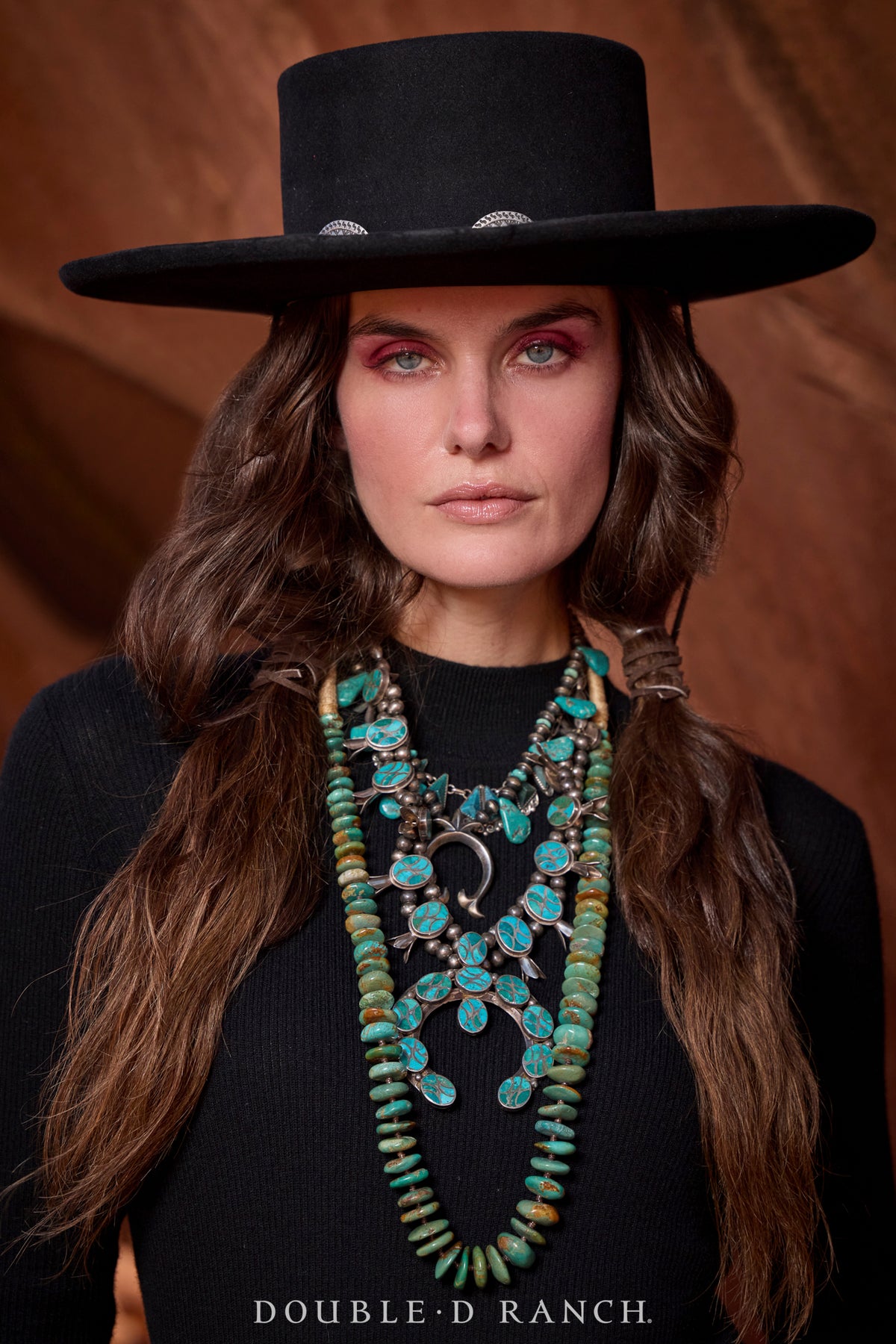 Necklace, Natural Stone, Turquoise, Nugget, Navajo, Contemporary, 3434