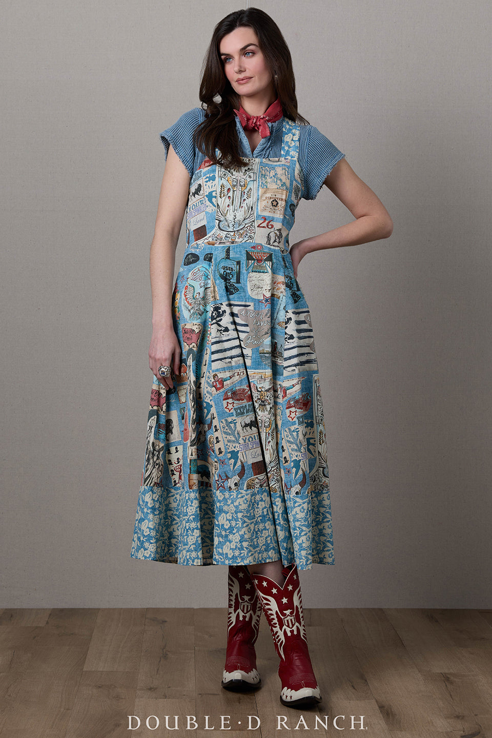 Dress, Sea to Shining Sea Apron