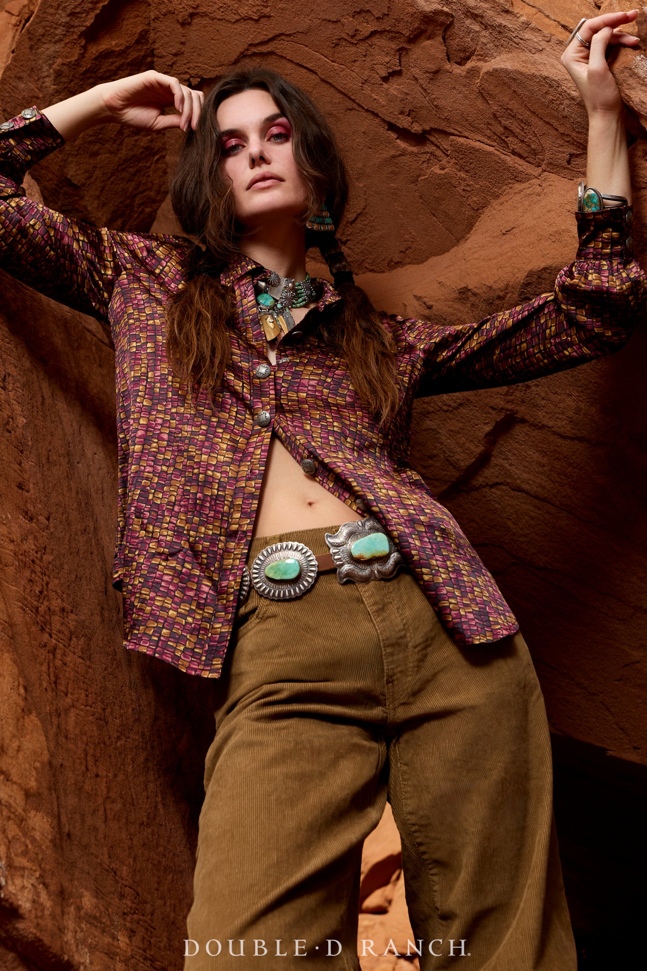 Blouse, Rainbow Corn