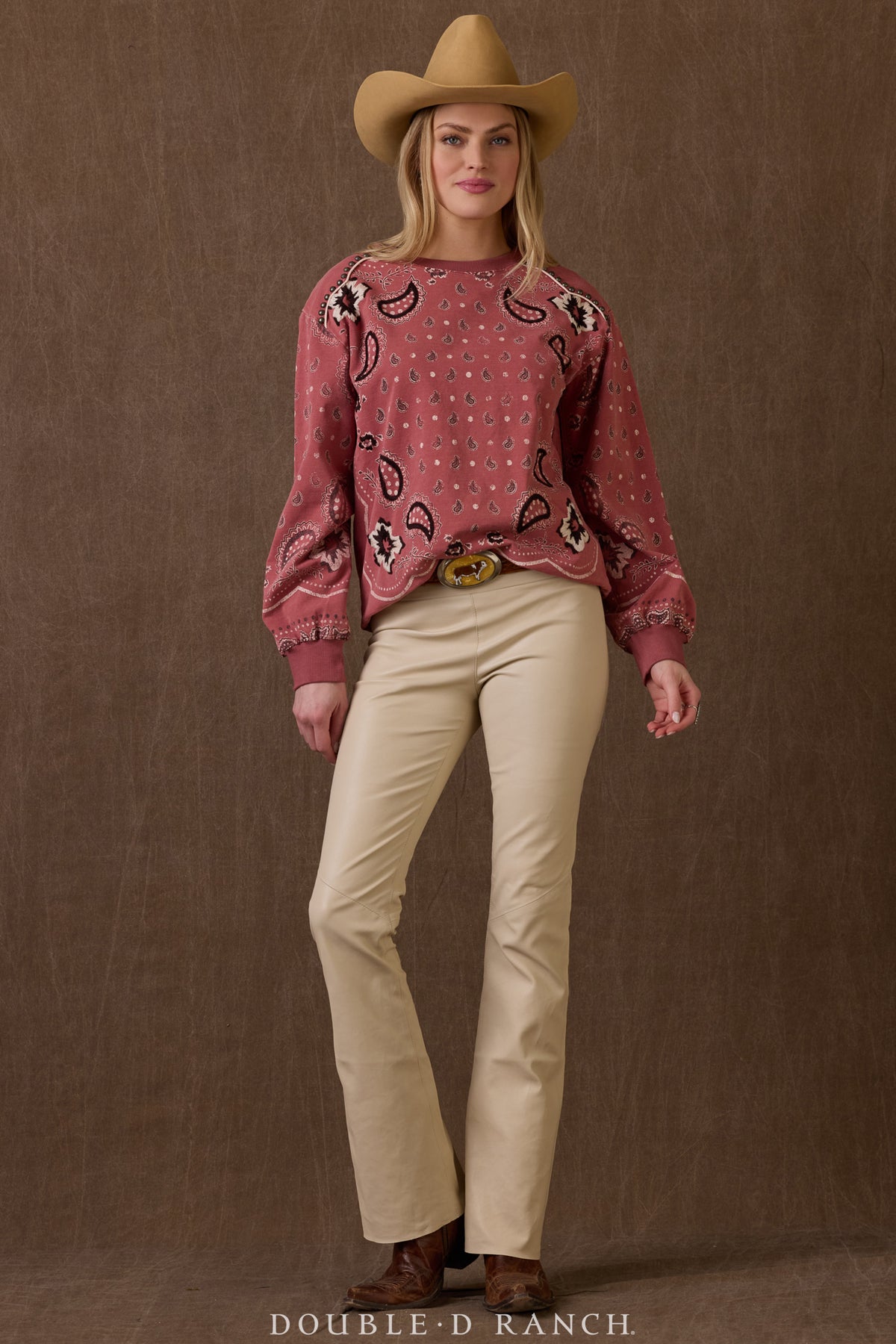 Top, Charlie's Bandana Sweatshirt