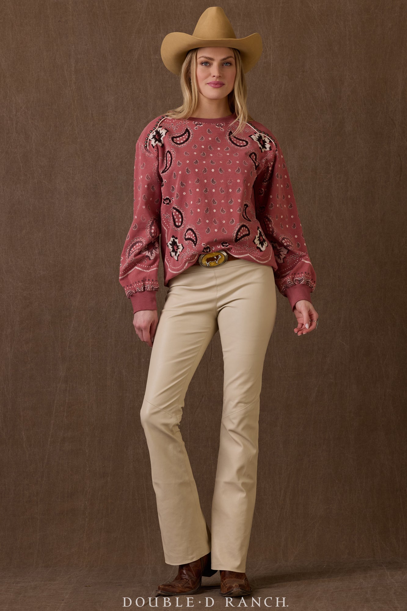 Top, Charlie's Bandana Sweatshirt