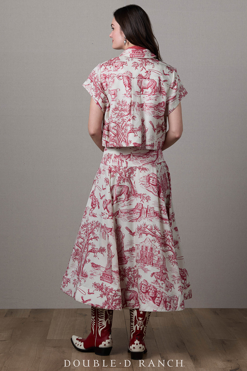 Top, America the Beautiful Toile