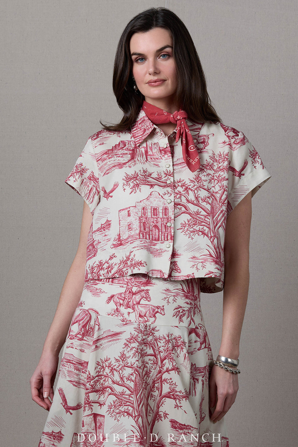 Top, America the Beautiful Toile