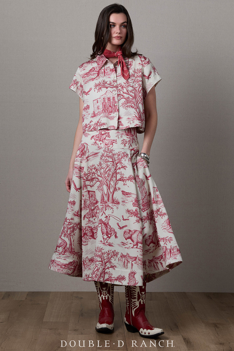 Top, America the Beautiful Toile