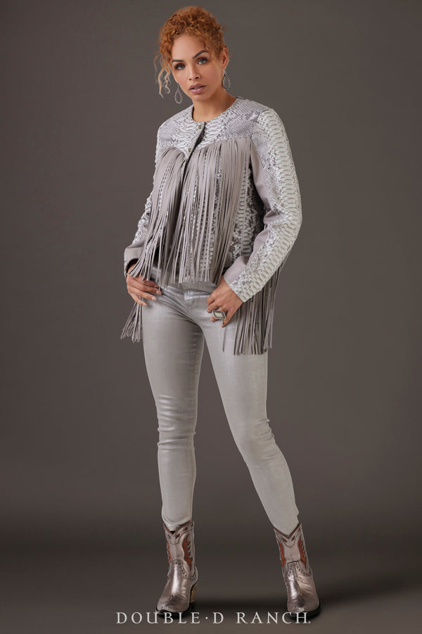 00s burning sho python fur down jacket