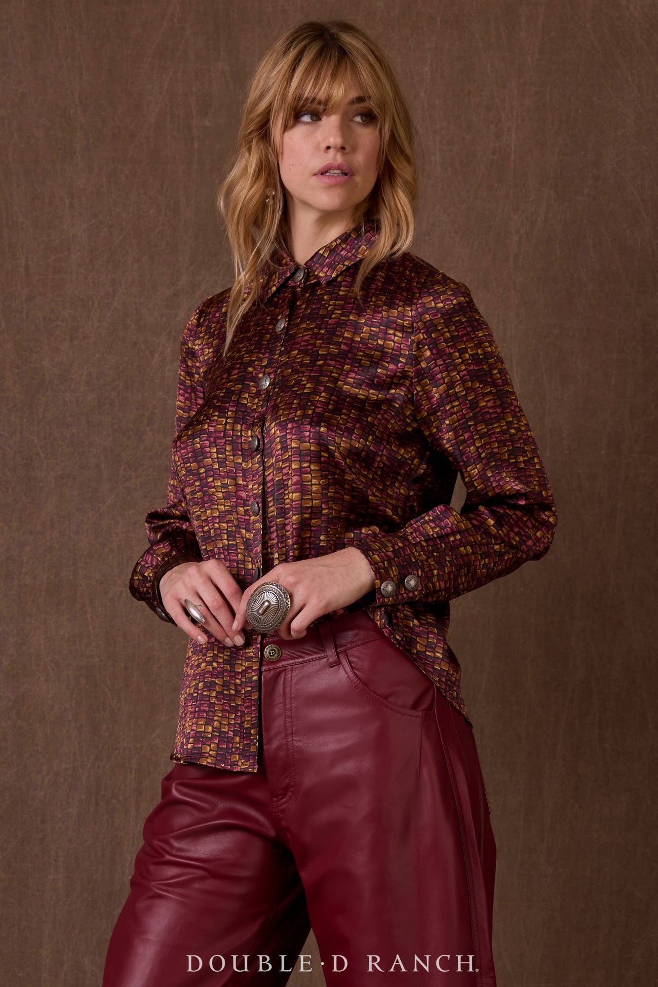 Blouse, Rainbow Corn