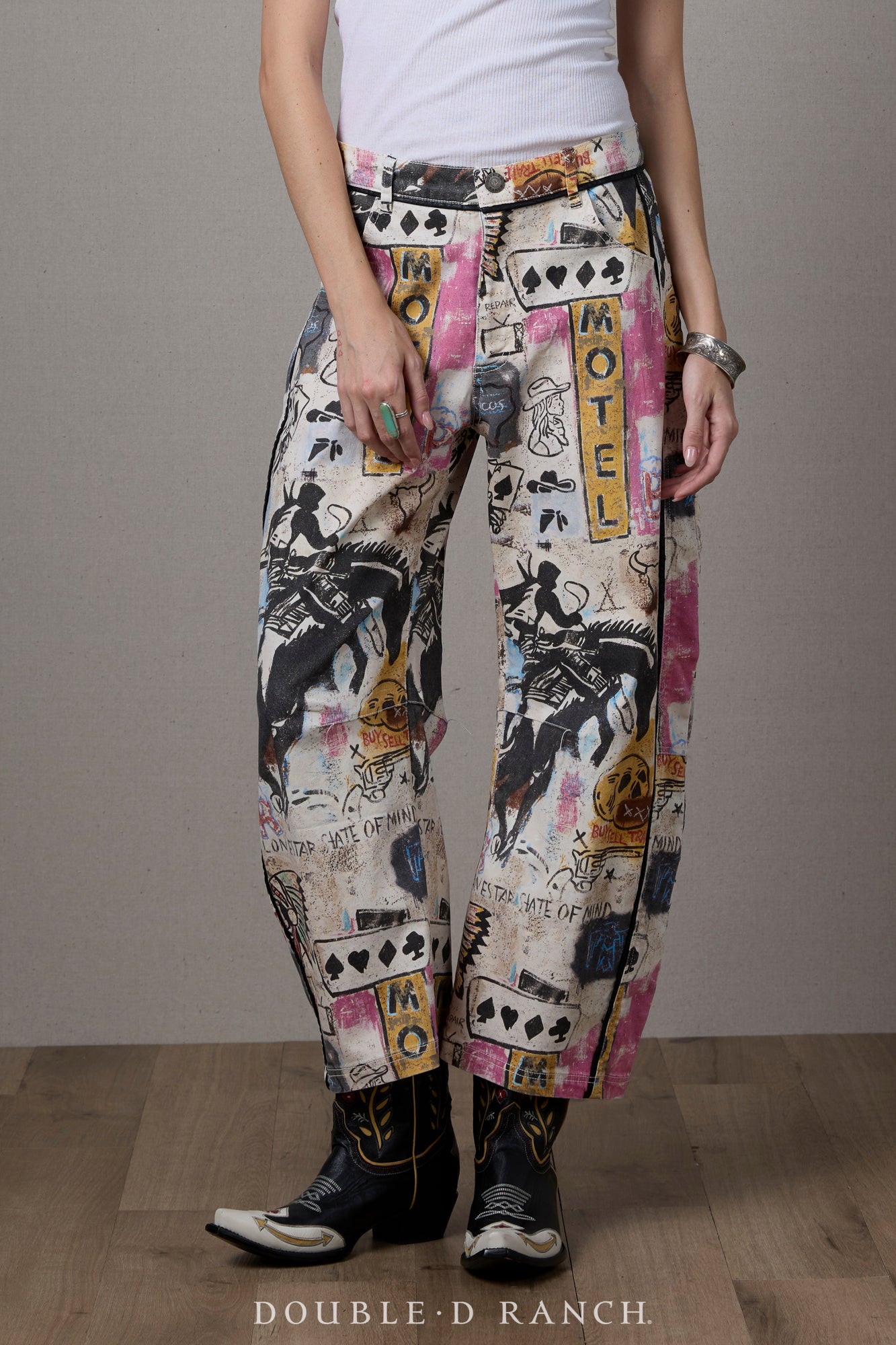 Pant, Cowboy Graffiti Denim