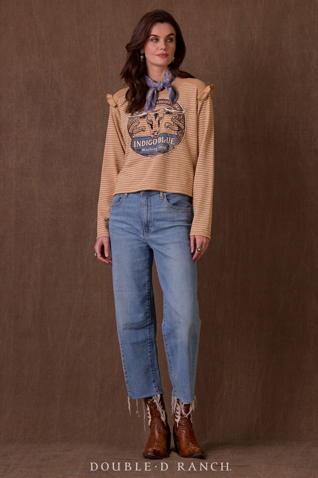 Top, Indigo Blue Washing Soap