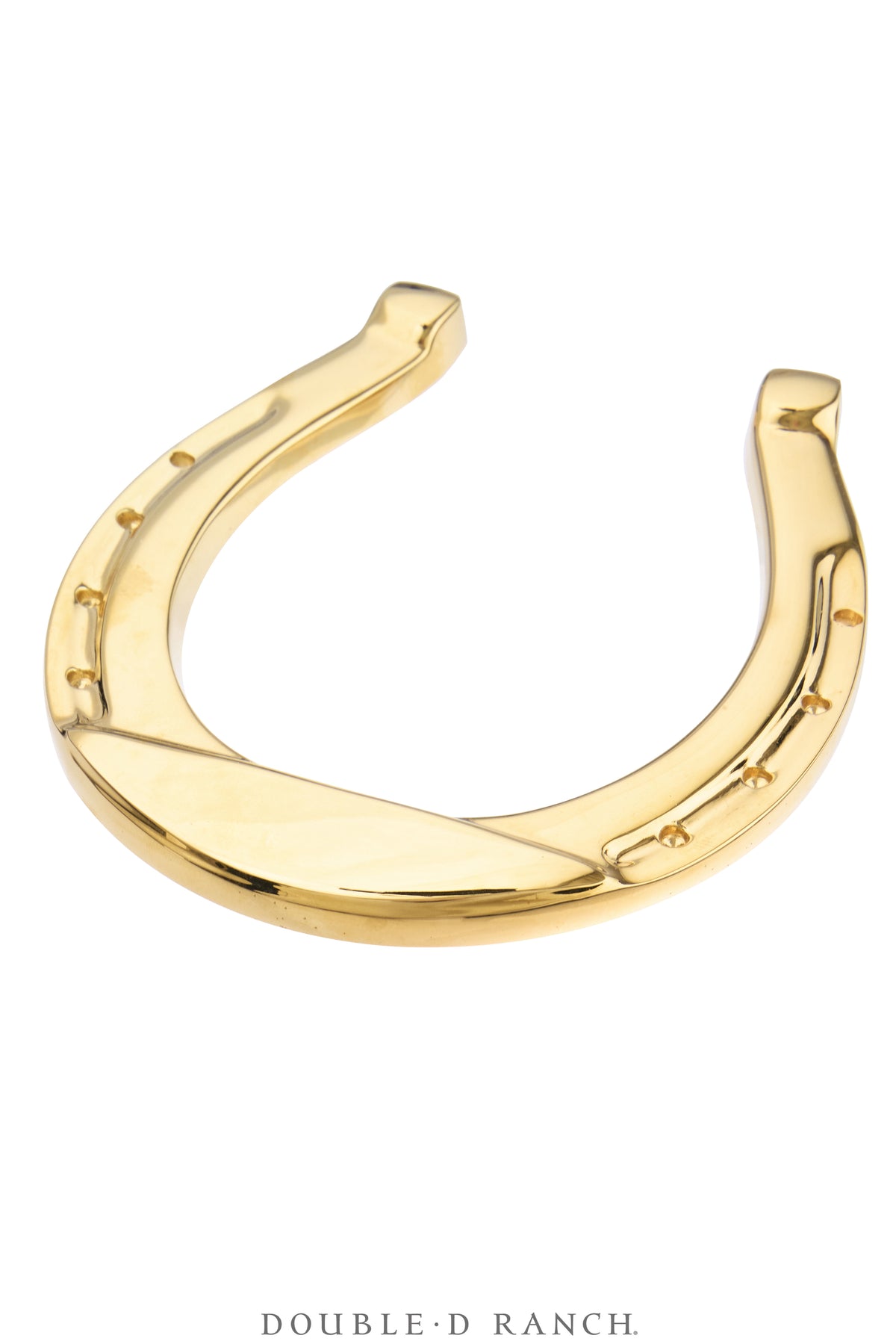 Art, Sculpture, Horseshoe, 24K Gold Electroplate, Hallmark, New Old Stock, 1370