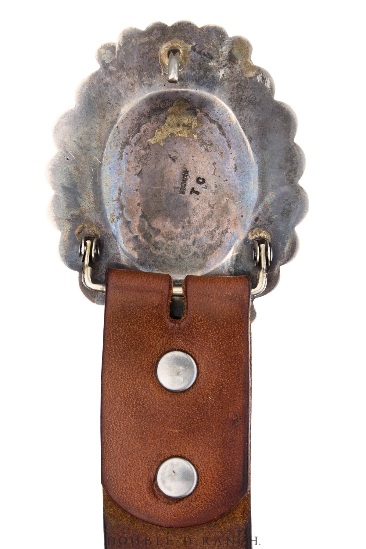 Belt, A Vintage, Buckle, Concho, Turquoise, Hallmark, Vintage, 1185