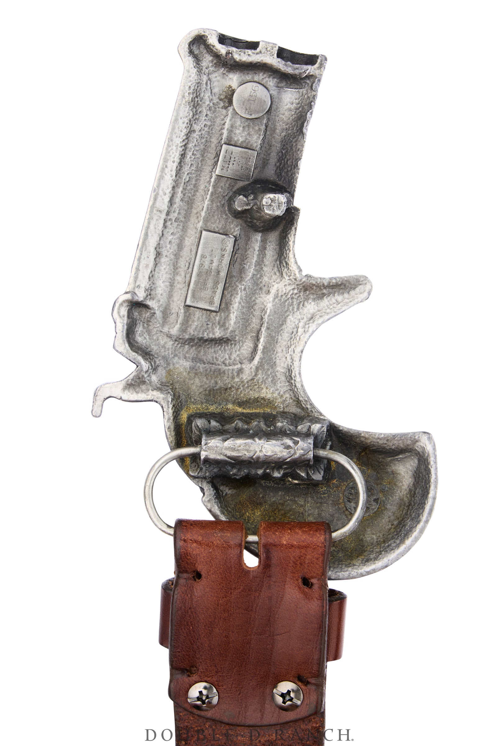 Belt, A Vintage, Buckle, Kitsch, Revolver, Hallmark, Vintage, 1188