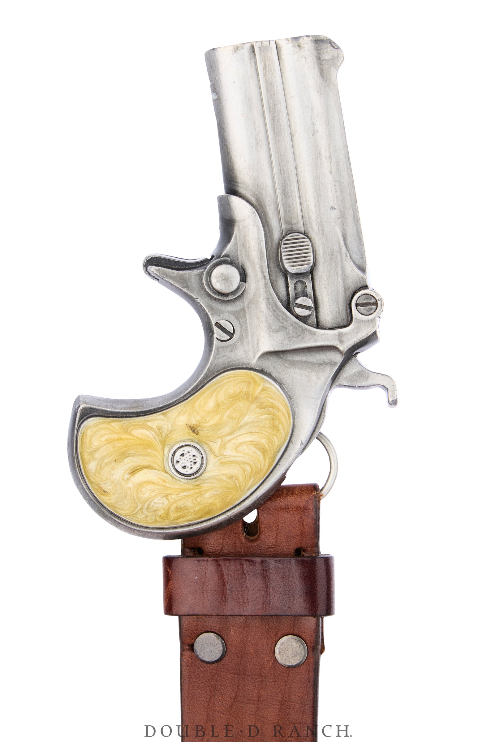 Belt, A Vintage, Buckle, Kitsch, Revolver, Hallmark, Vintage, 1188