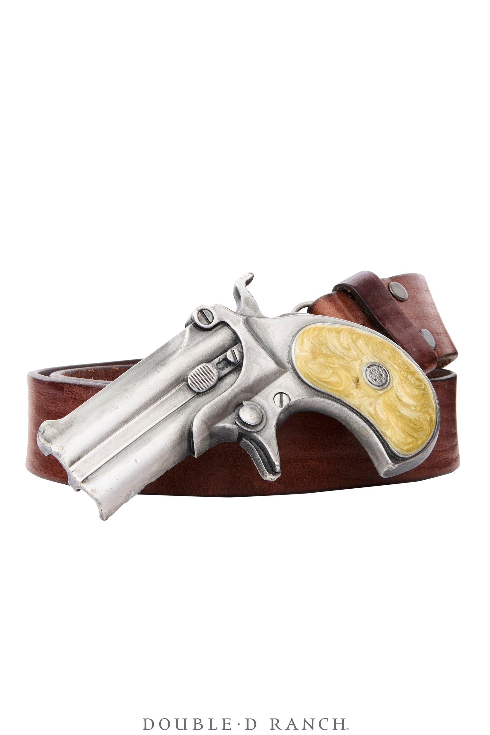 Belt, A Vintage, Buckle, Kitsch, Revolver, Hallmark, Vintage, 1188