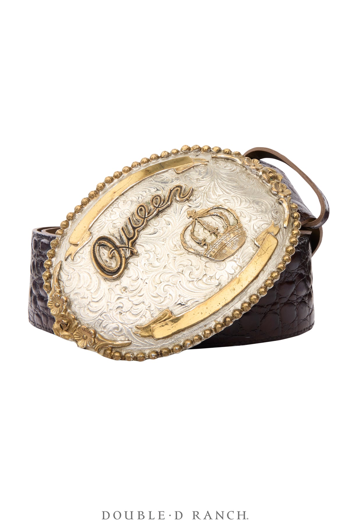 Belt, A Vintage, Buckle, Western, "Queen," Hallmark, Vintage, 1189
