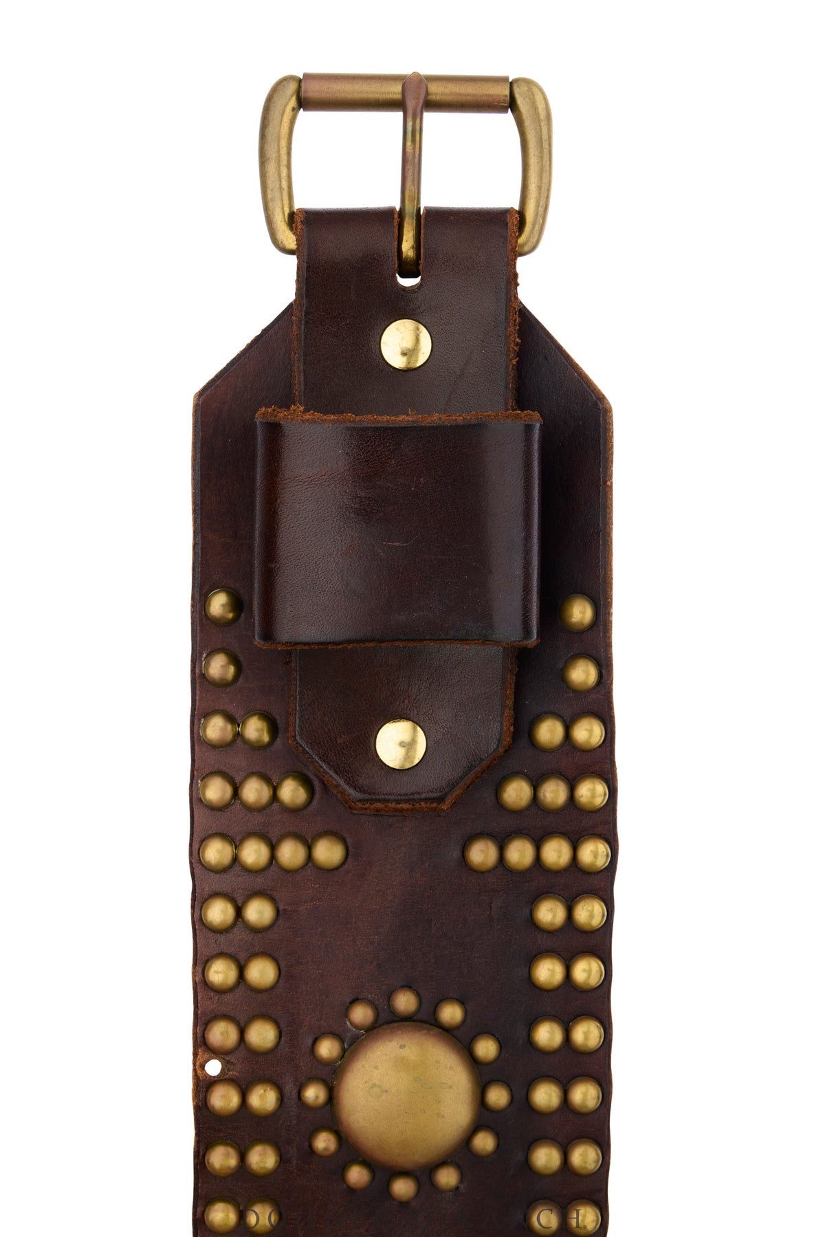 Belt, A Vintage, Wide, Studded, Vintage, 1206