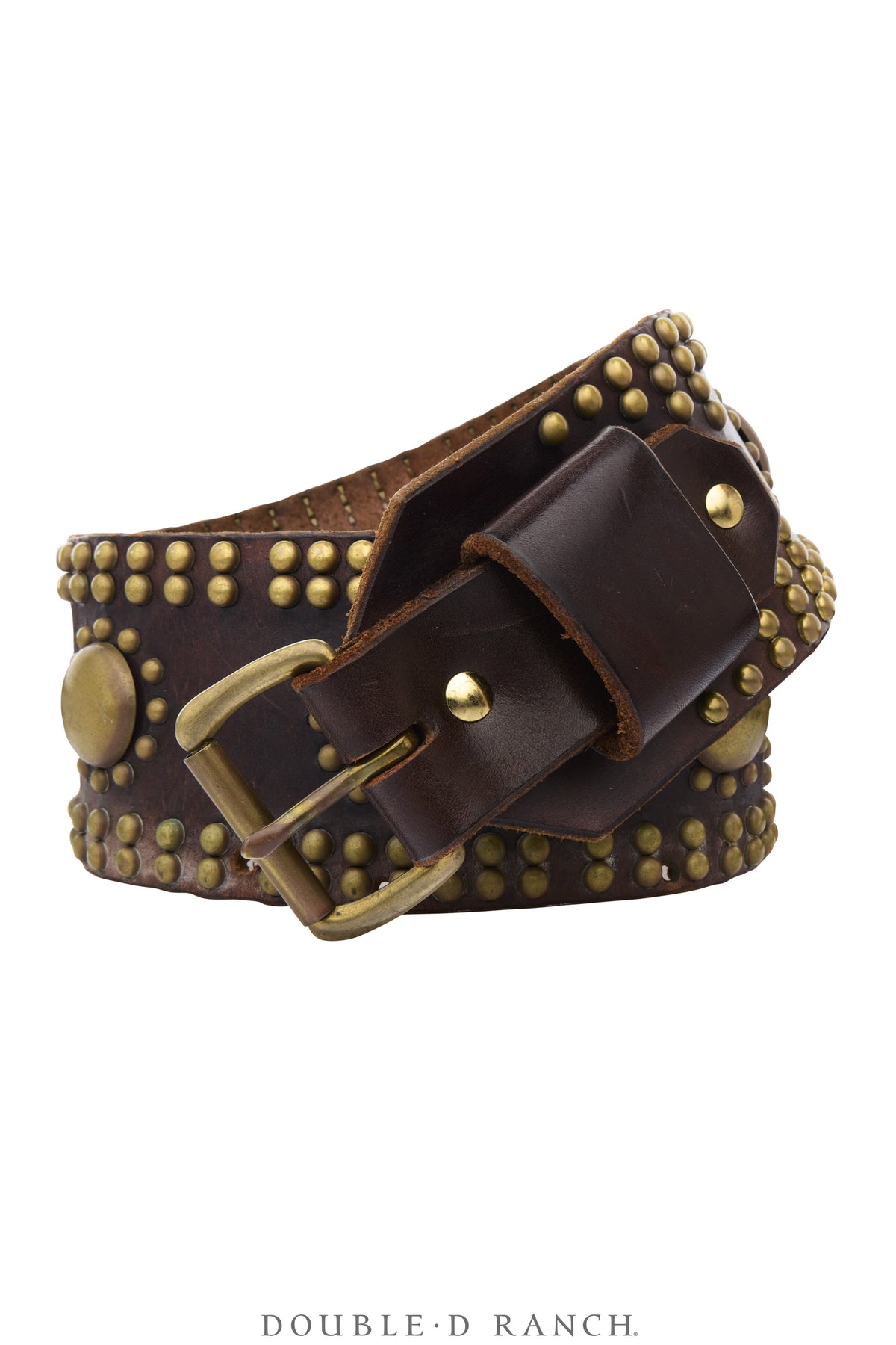 Belt, A Vintage, Wide, Studded, Vintage, 1206
