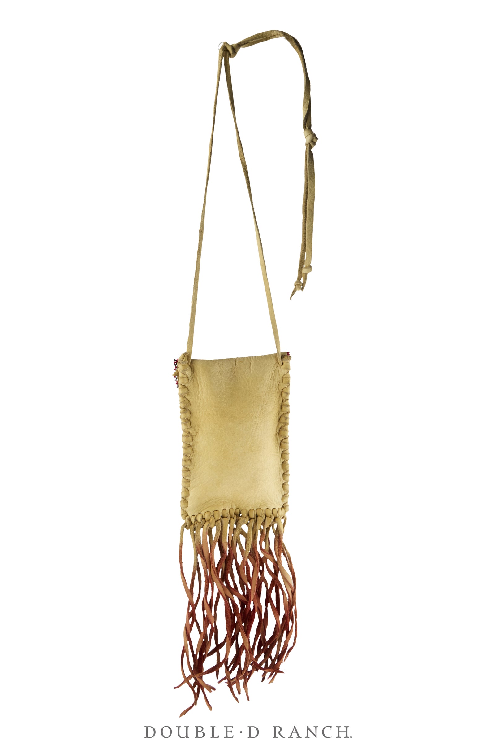 Bag, Deerskin, Beading, Fringe, Vintage, 1488