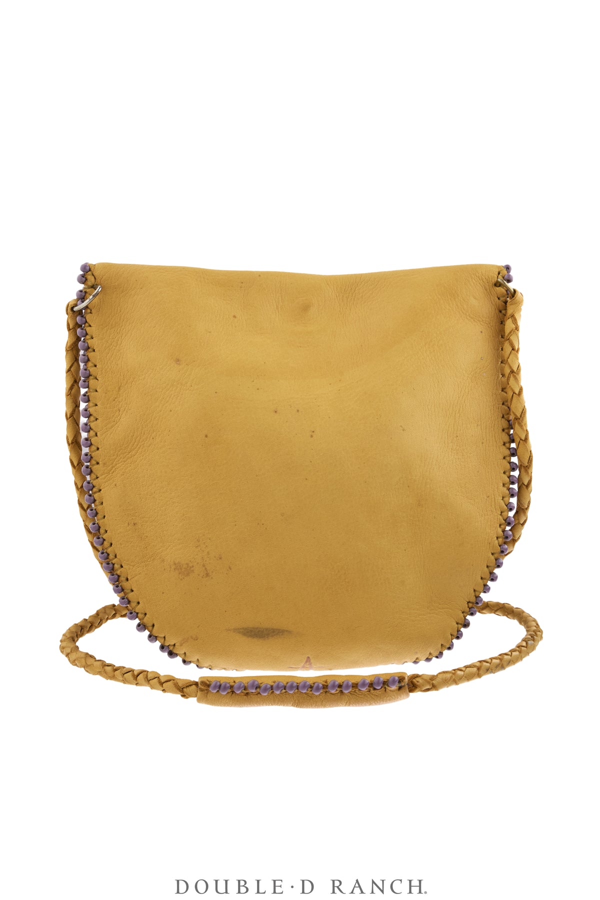 Bag, Native American Beaded, Shoulder, Deerskin, Hallmark, Vintage, 1489
