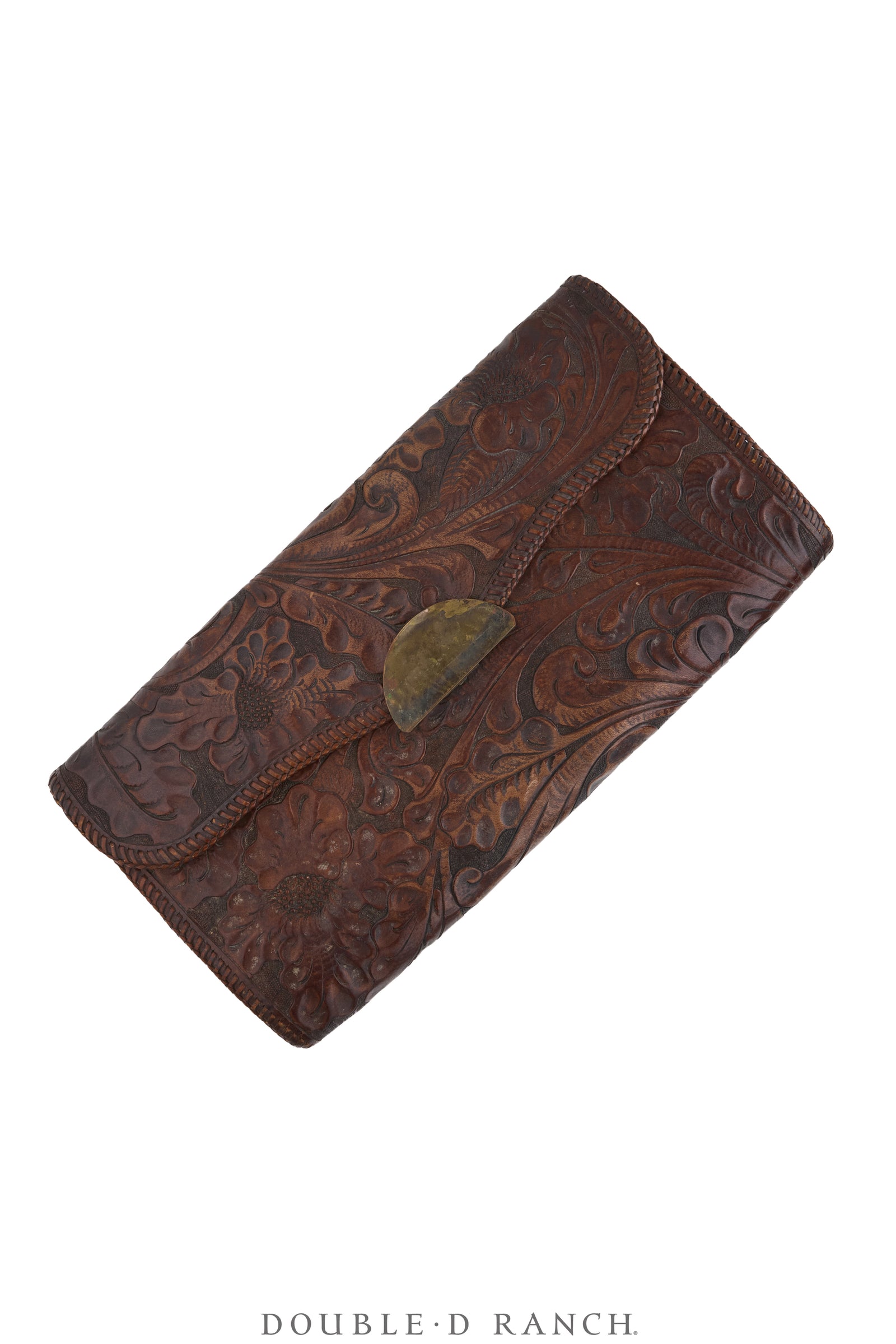 Bag, Clutch, Hand-Tooled, Deer Motif, Vintage, 1495