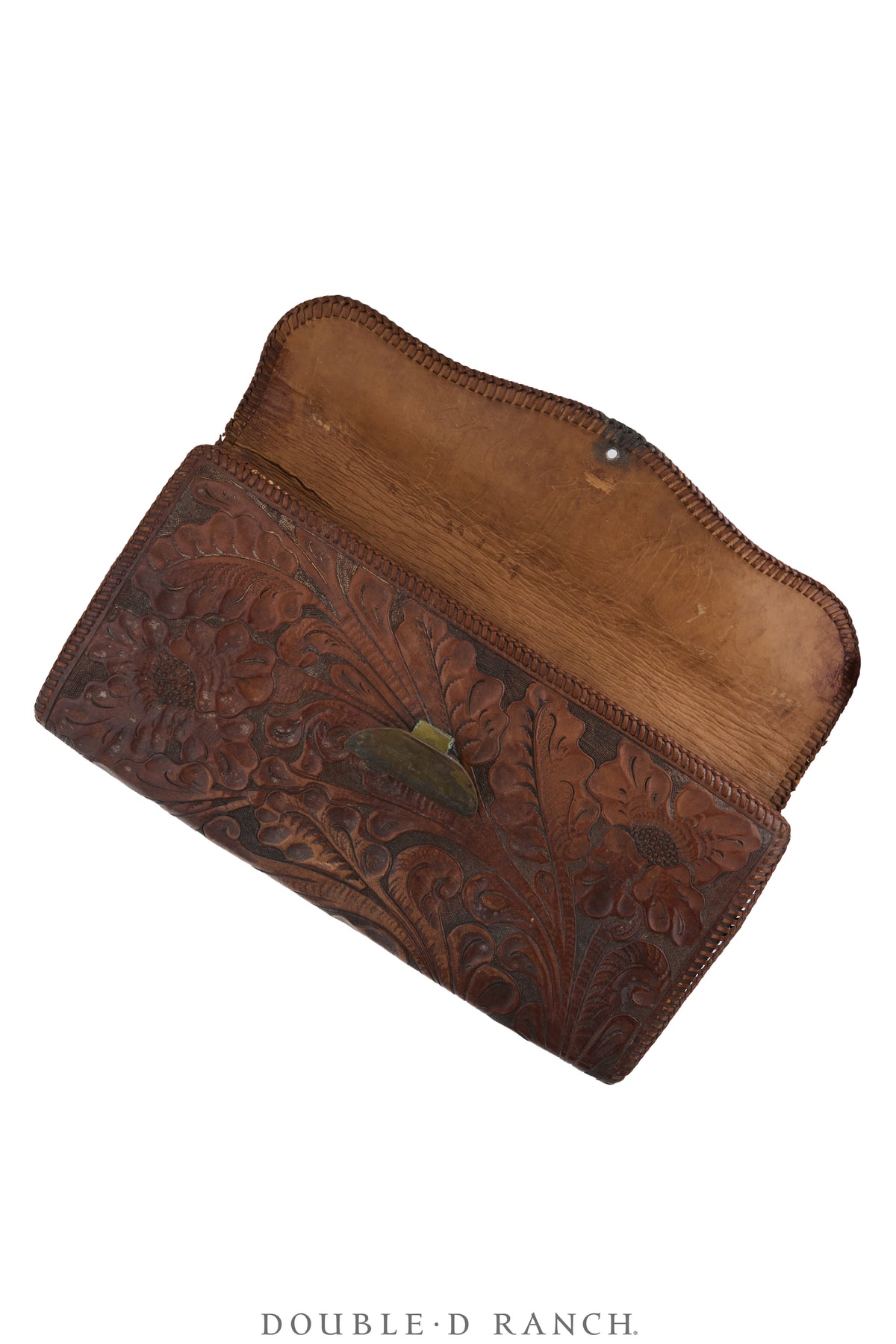 Bag, Clutch, Hand-Tooled, Deer Motif, Vintage, 1495
