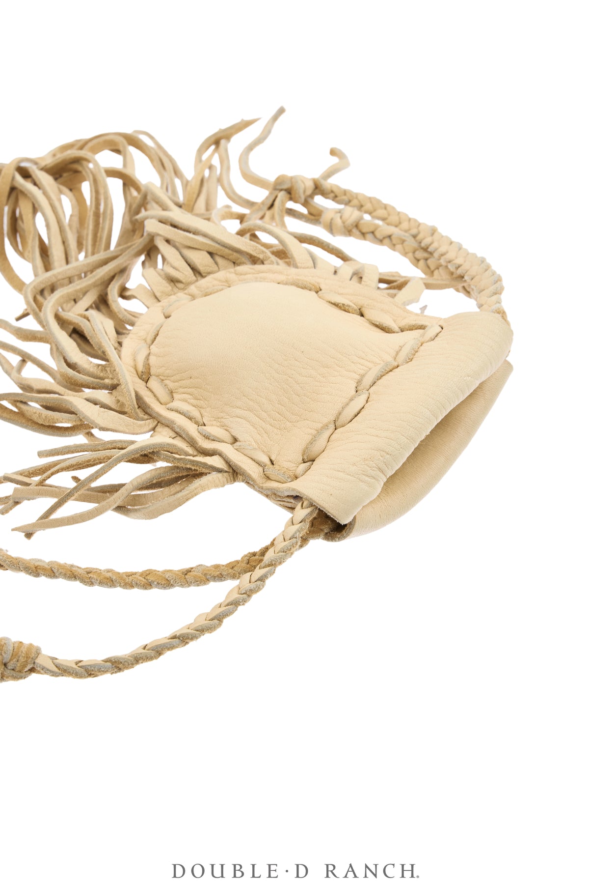 Bag, Possibles, Deerskin, Braiding & Fringe, Hallmark, Vintage, 1497
