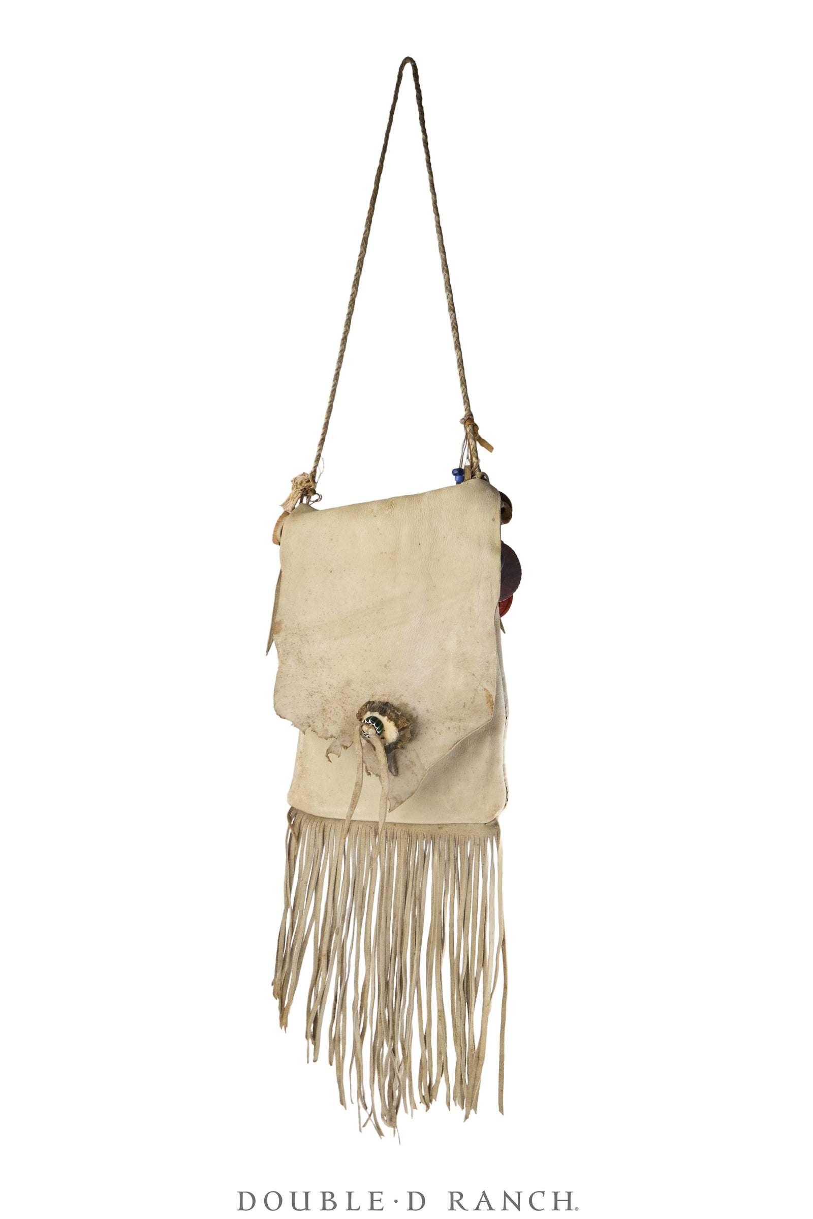 Bag, Possibles, Deerskin, Dated Event Charms, Vintage, 1498