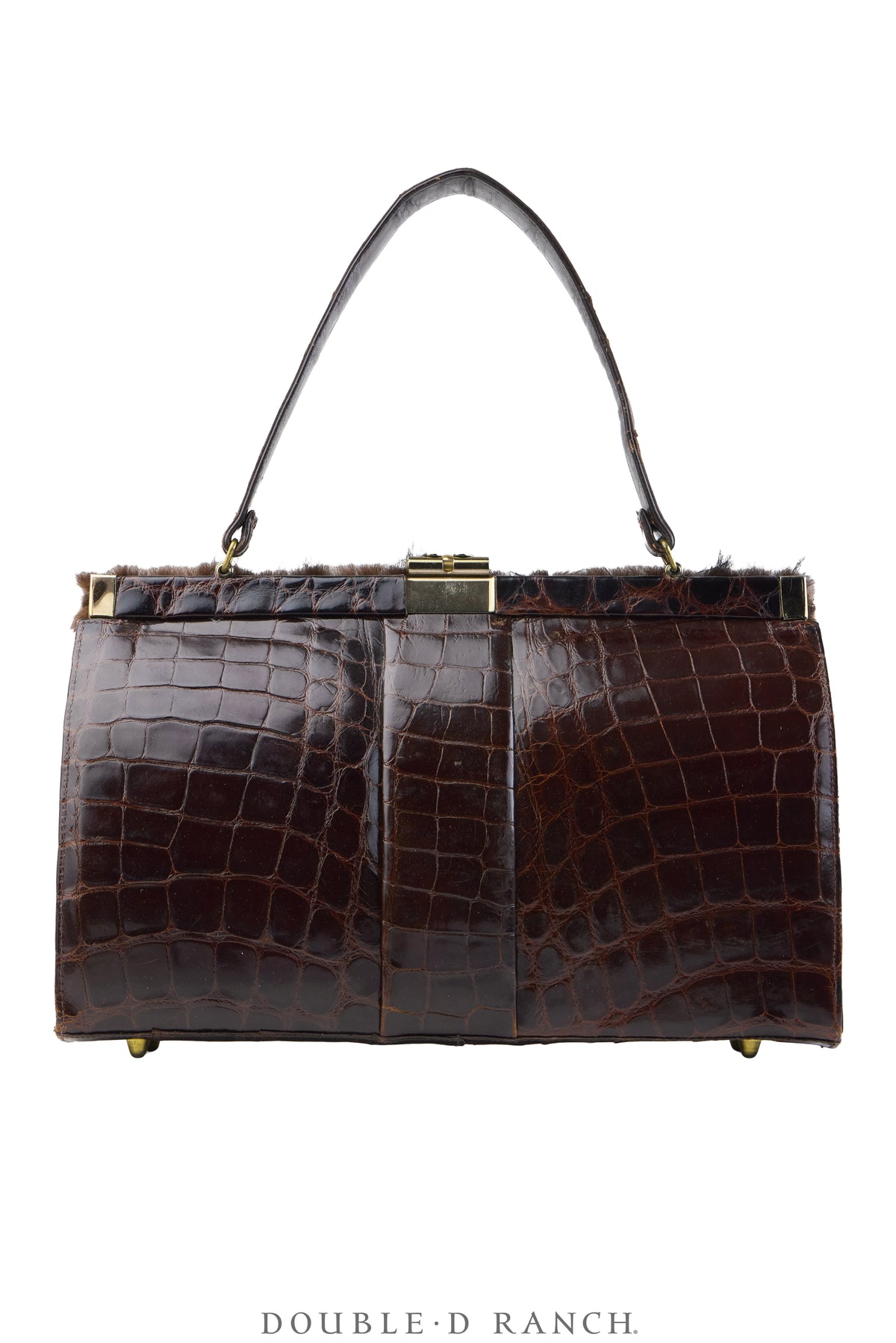 Bag, Silver Label, Crocodile , Longhorn Buckle, Repurposed, 1505
