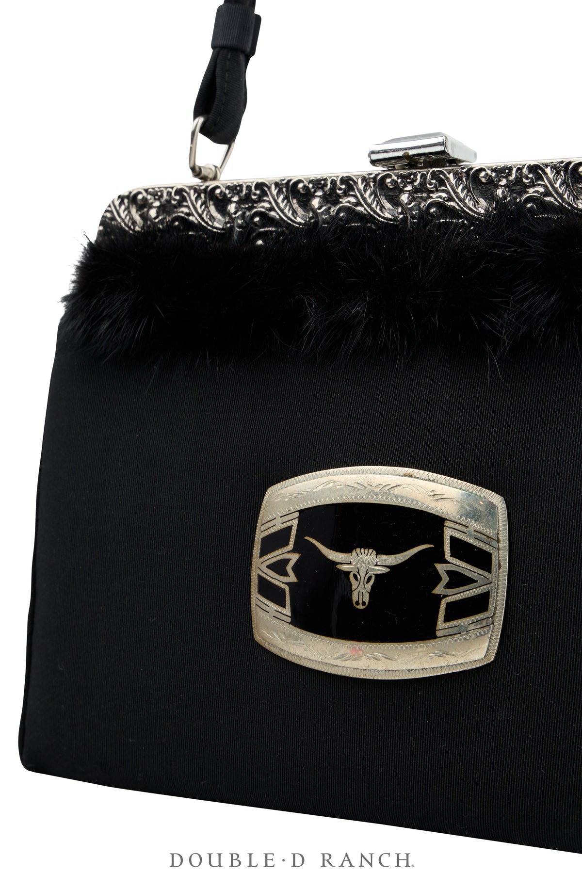 Bag, Silver Label, Canvas with Longhorn Buckle, Repurposed, 1480