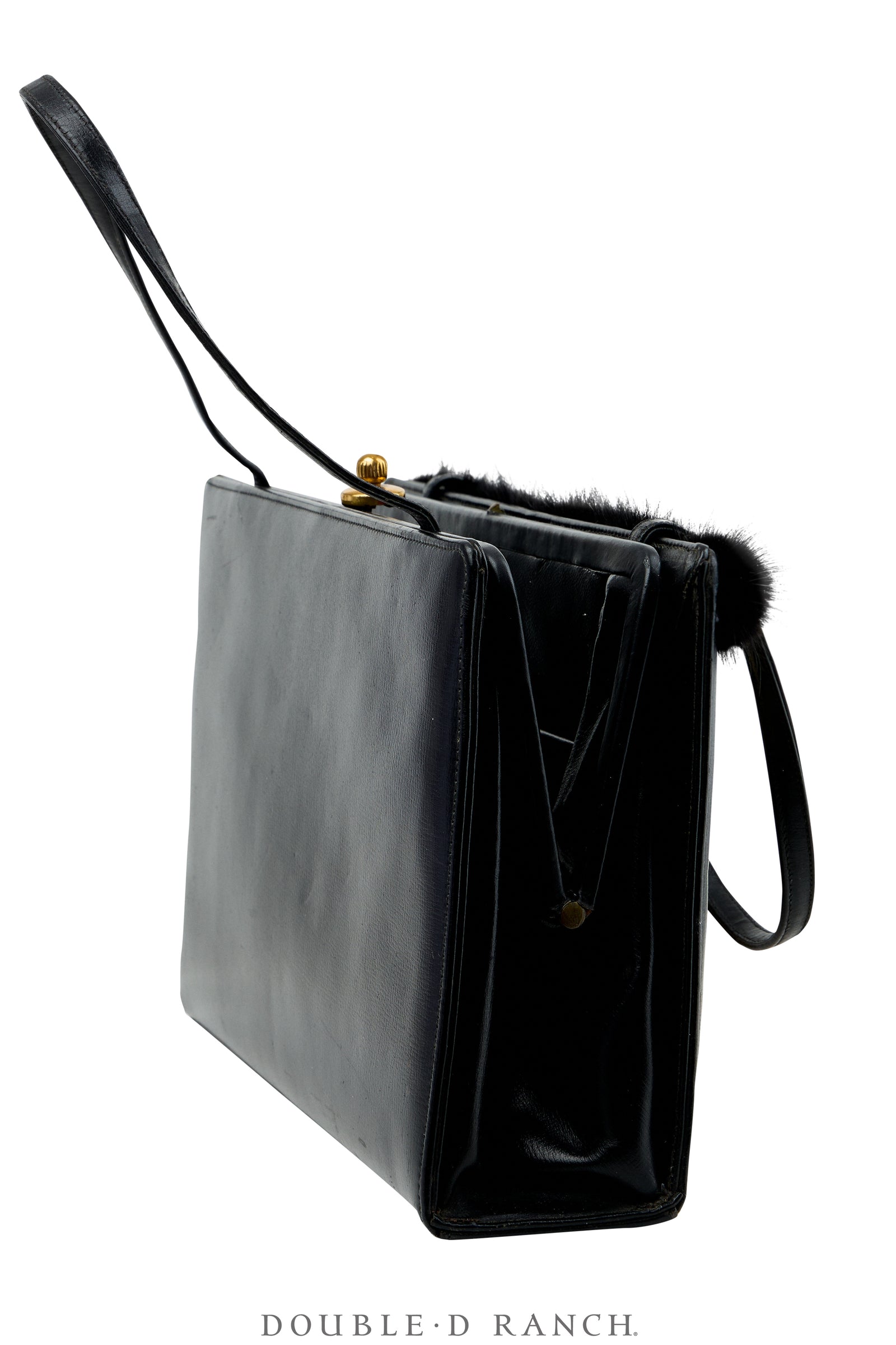 Bag, Silver Label, Hair On with Quarter Horse Cameo Buckle, Repurposed, 1483