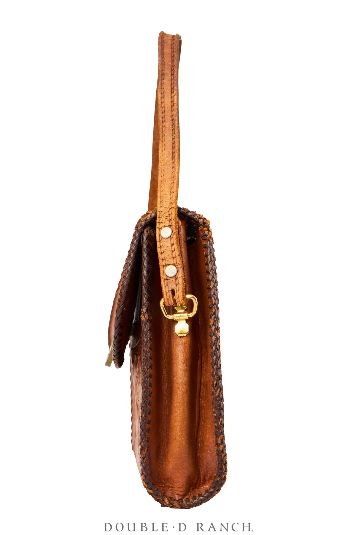 Bag, Tooled Leather, Vintage, 1466