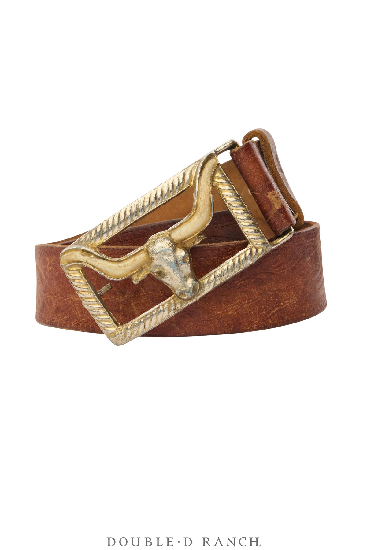 Belt, A Vintage, Buckle Kitsch, Longhorn, Vintage, 1032