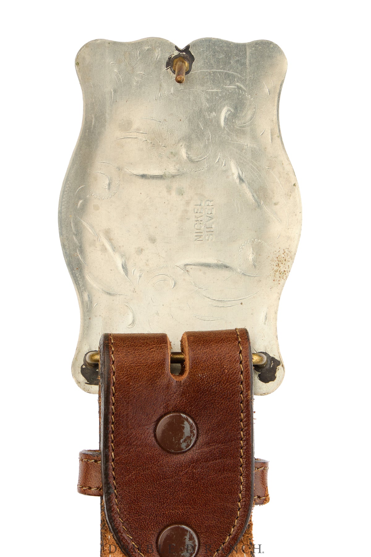 Belt, A Vintage, Buckle Kitsch, Western, Bronc, Marked, Vintage, 1047