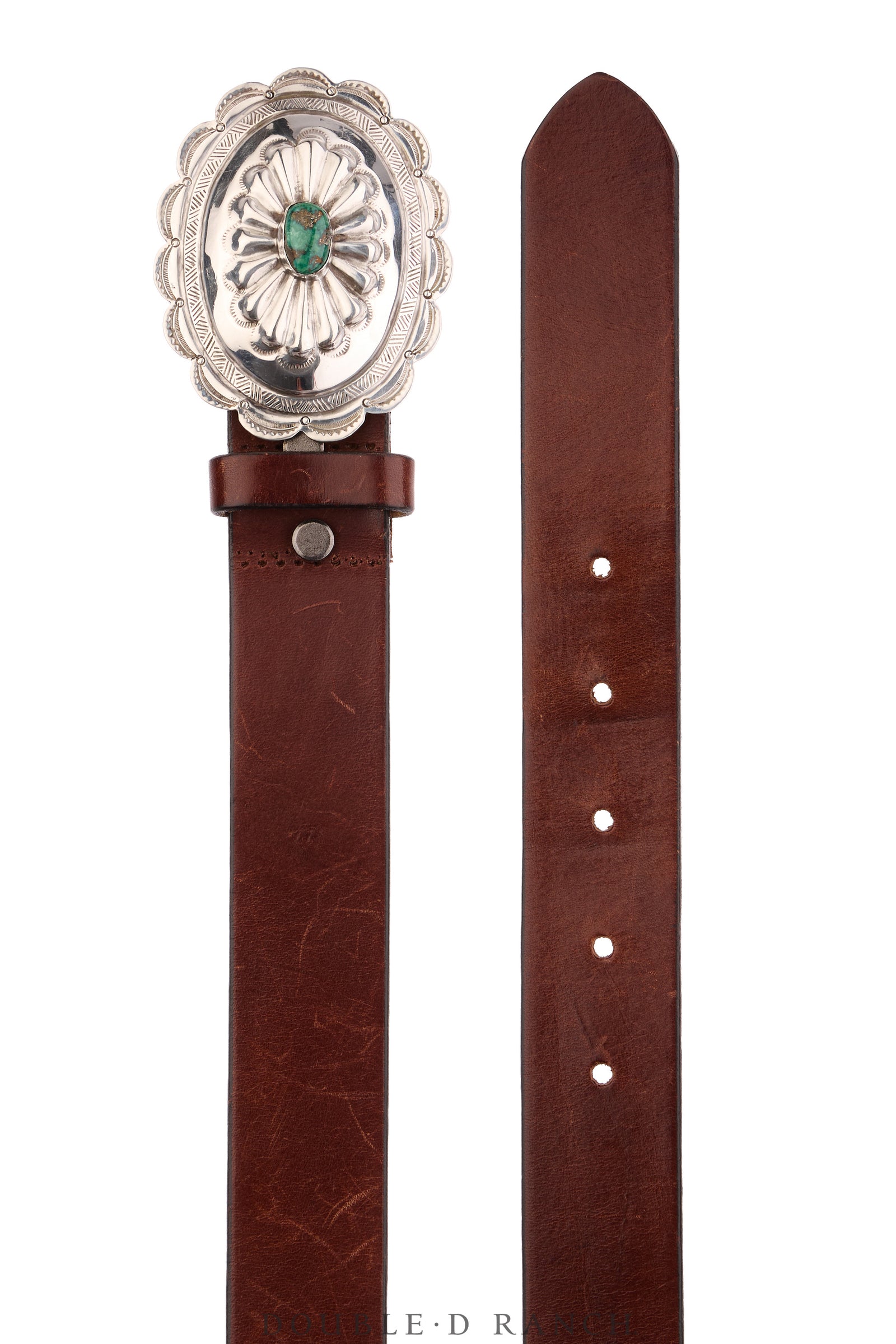 Belt, A Vintage, Buckle, Concho, Turquoise, Hallmark, Vintage, 1052