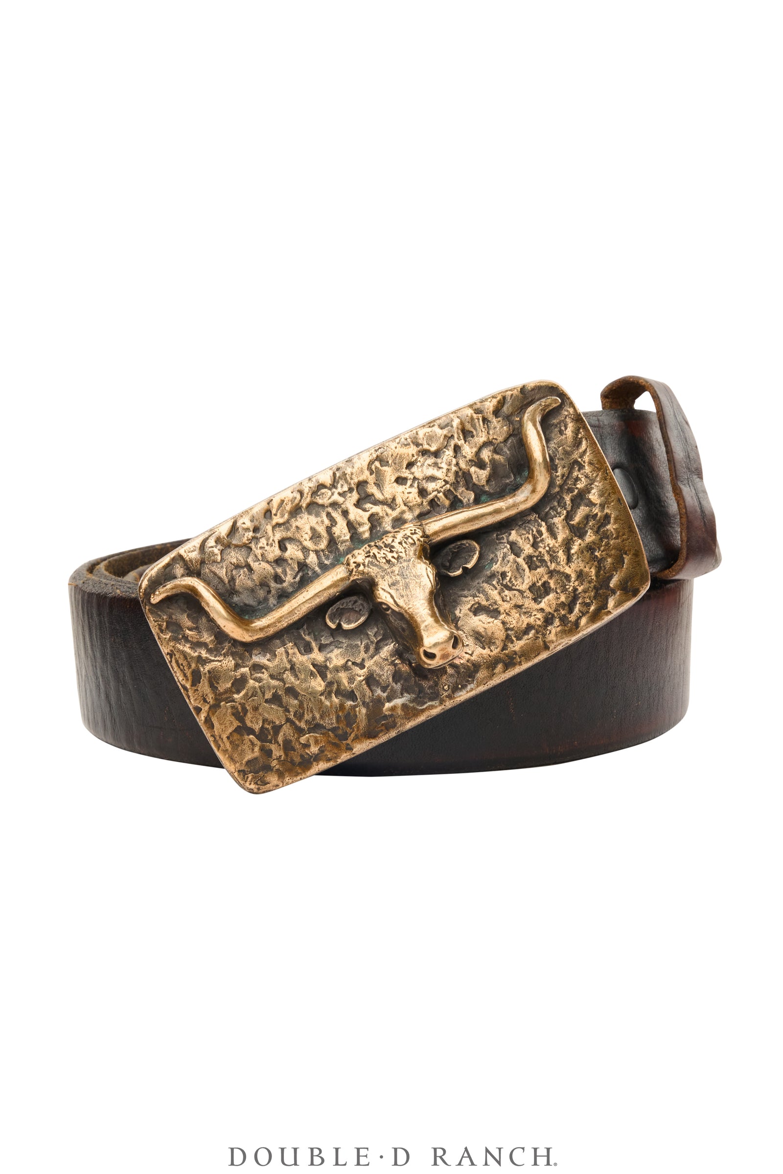 Belt, A Vintage, Buckle, Western, Longhorn, Bronze, James Avery, Vintage, 1061