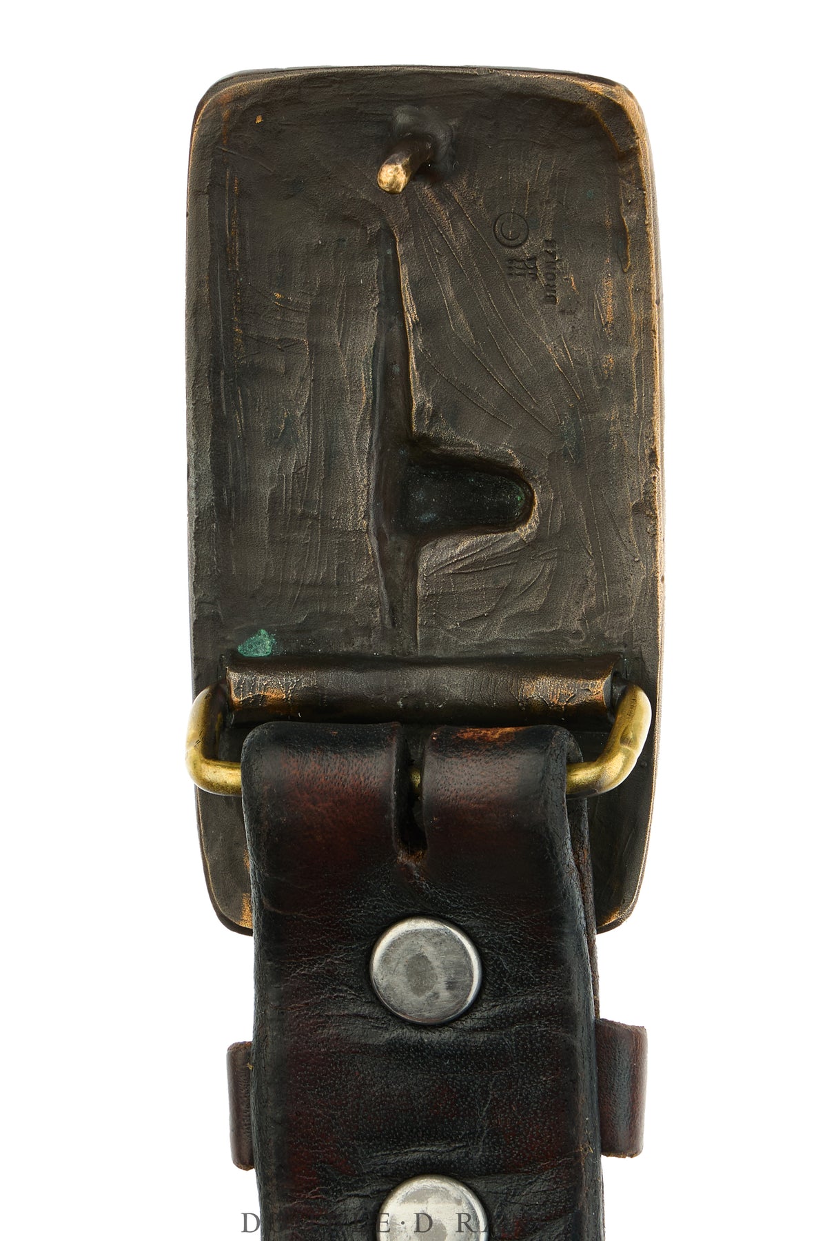 Belt, A Vintage, Buckle, Western, Longhorn, Bronze, James Avery, Vintage, 1061