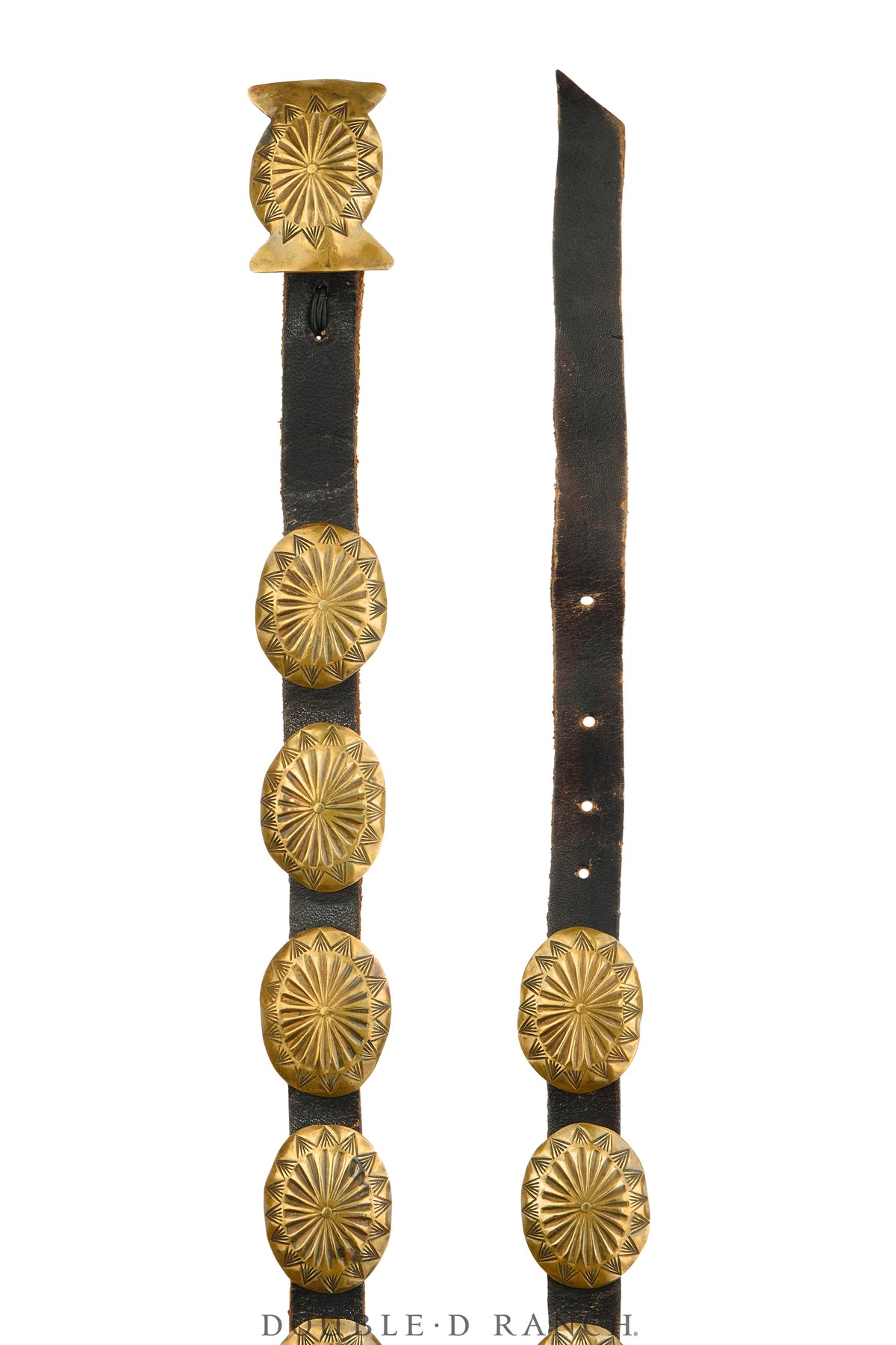 Belt, A Vintage, Concho, Small Scale, German Silver, Vintage, 1064