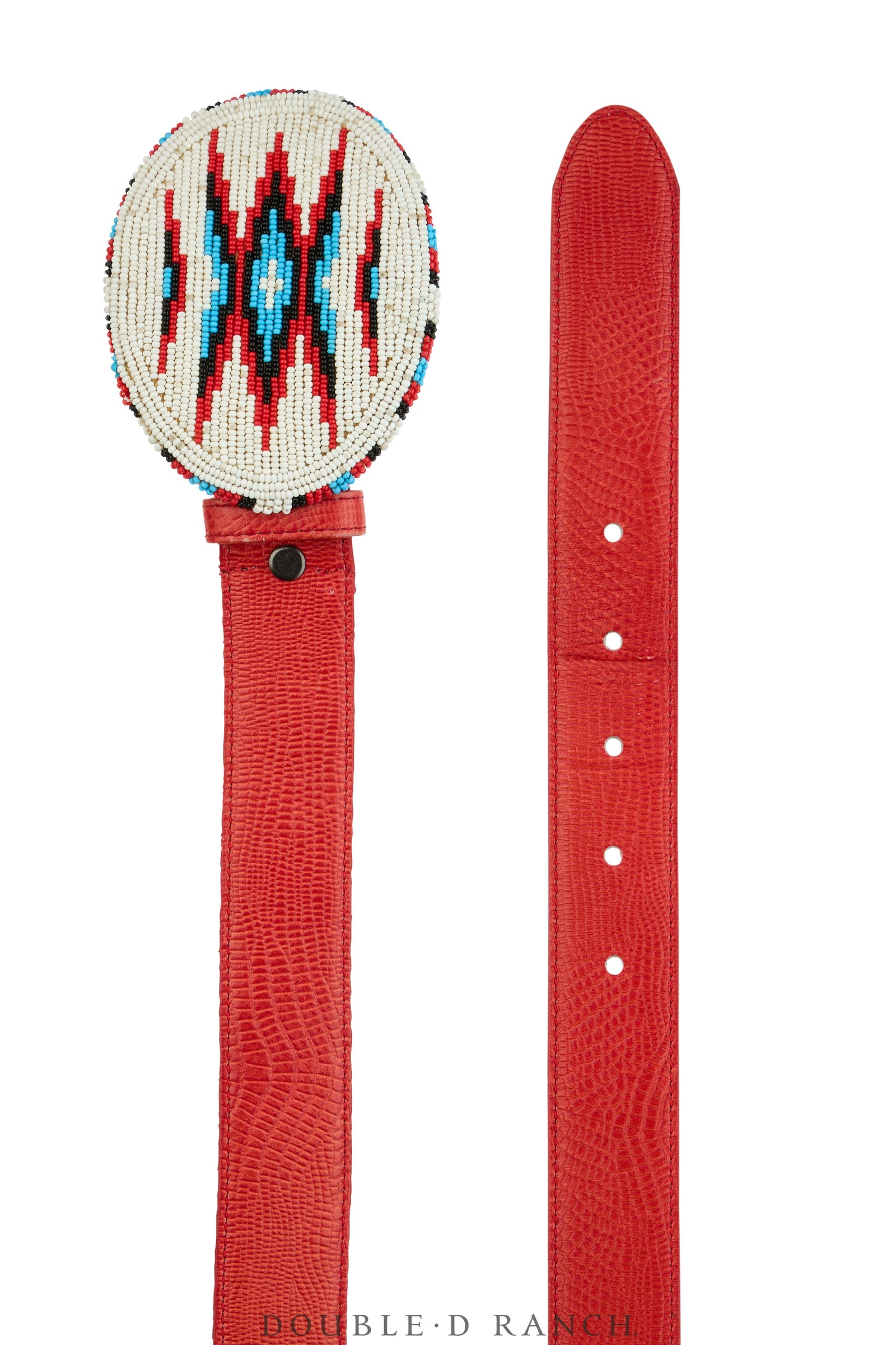 Belt, A Vintage, Buckle Kitsch, Patriotic, Beaded, Vintage, 1080
